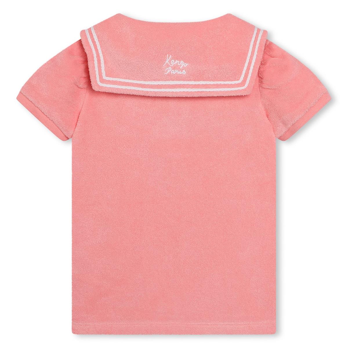 Baby Girls Pink Cotton Dress Set