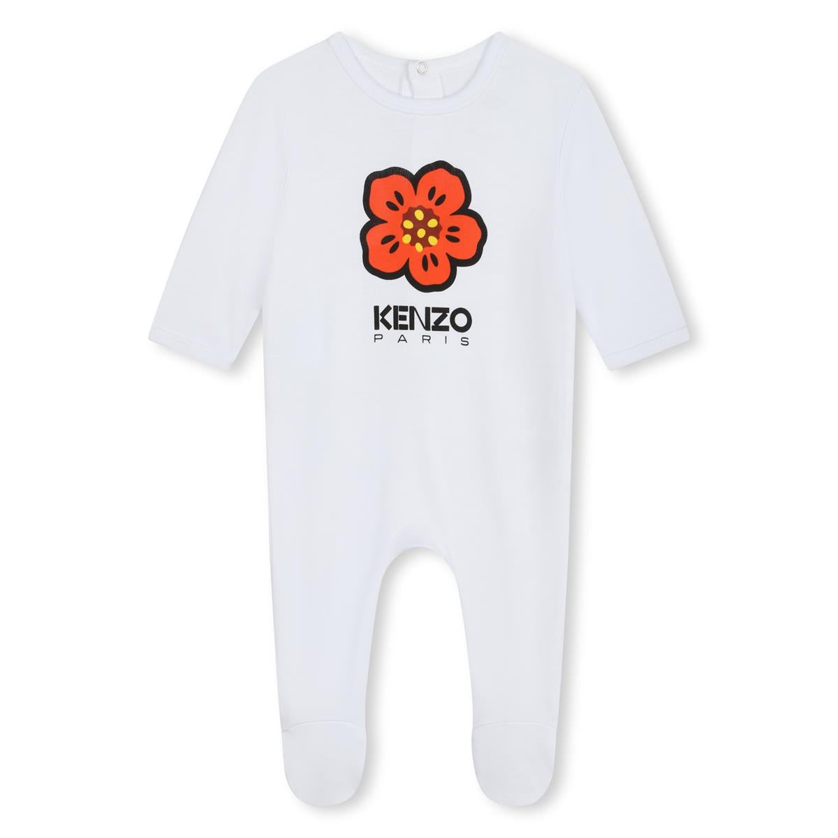 Baby Boys & Girls White Cotton Babysuit Set(2 Pack)