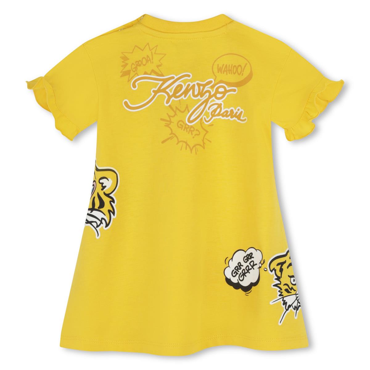 Baby Girls Yellow Cotton Dress