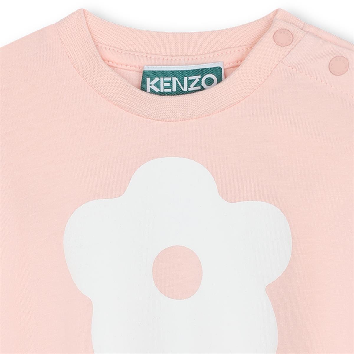 Baby Girls Pink Cotton T-Shirt