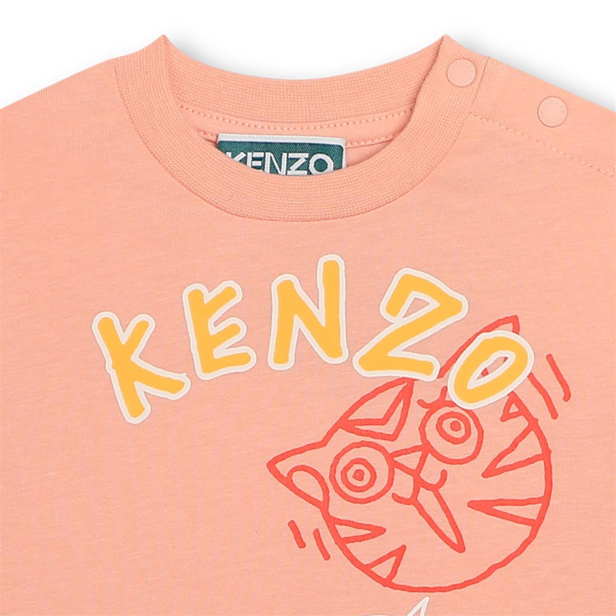 Baby Girls Pink Cotton T-Shirt