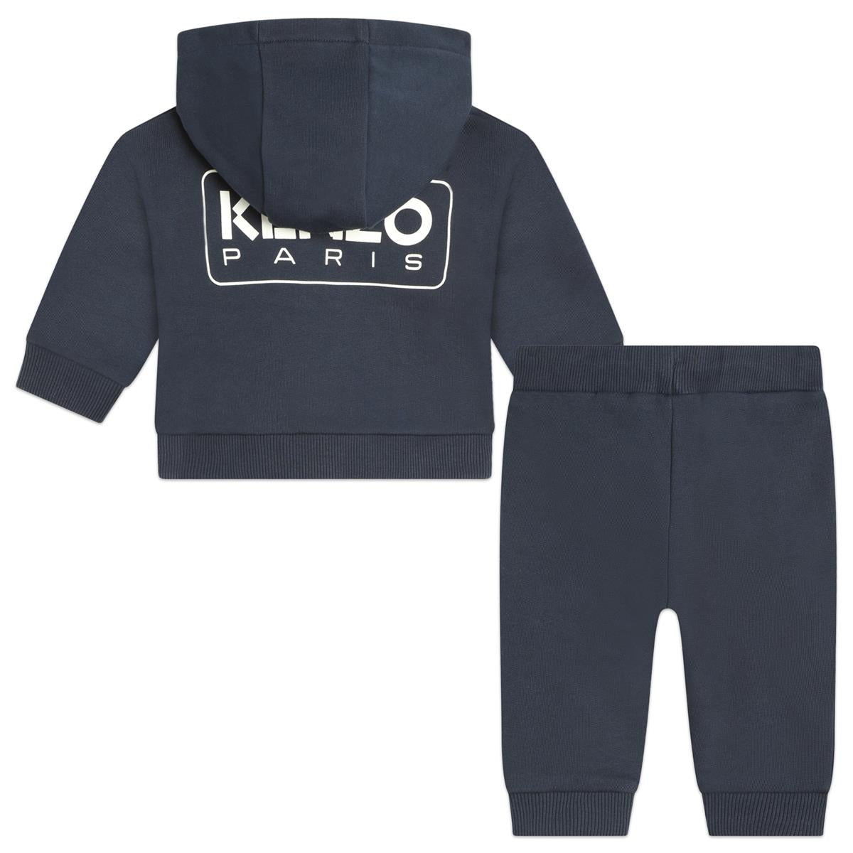 Baby Girls Dark Blue Cotton Set