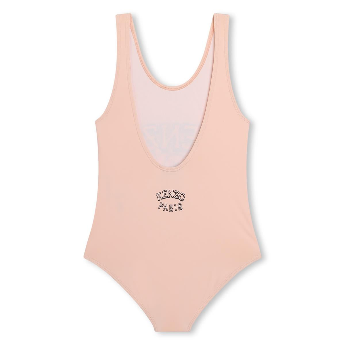 Girls Pink Logo Swimsuit