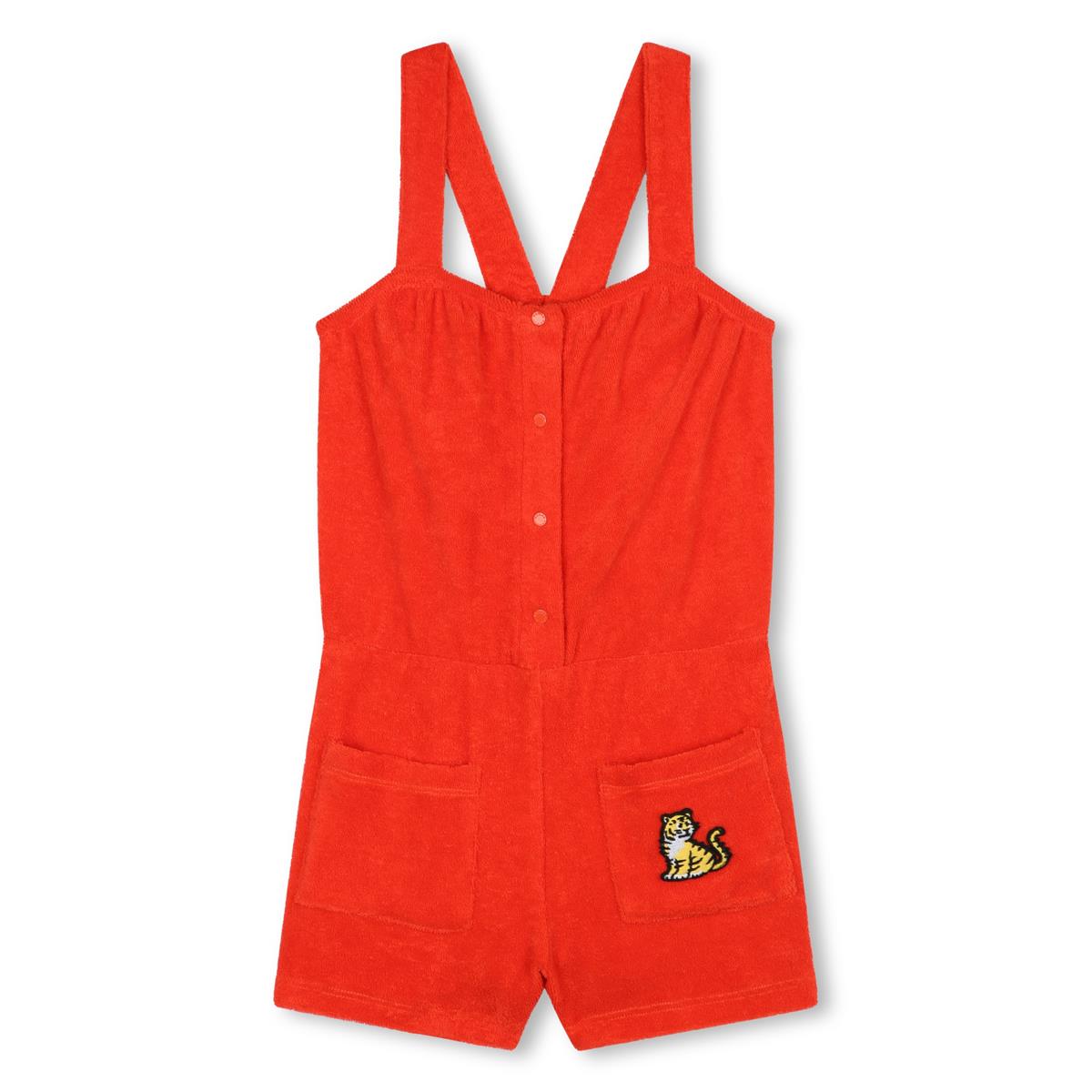Girls Red Jumpsuit