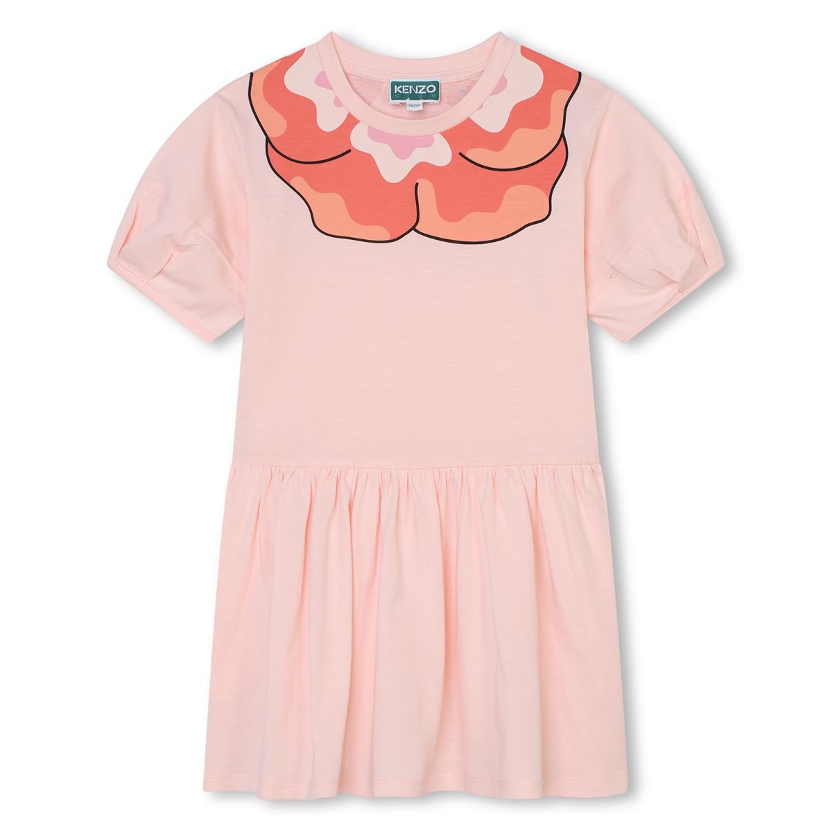 Girls Pink Cotton Dress
