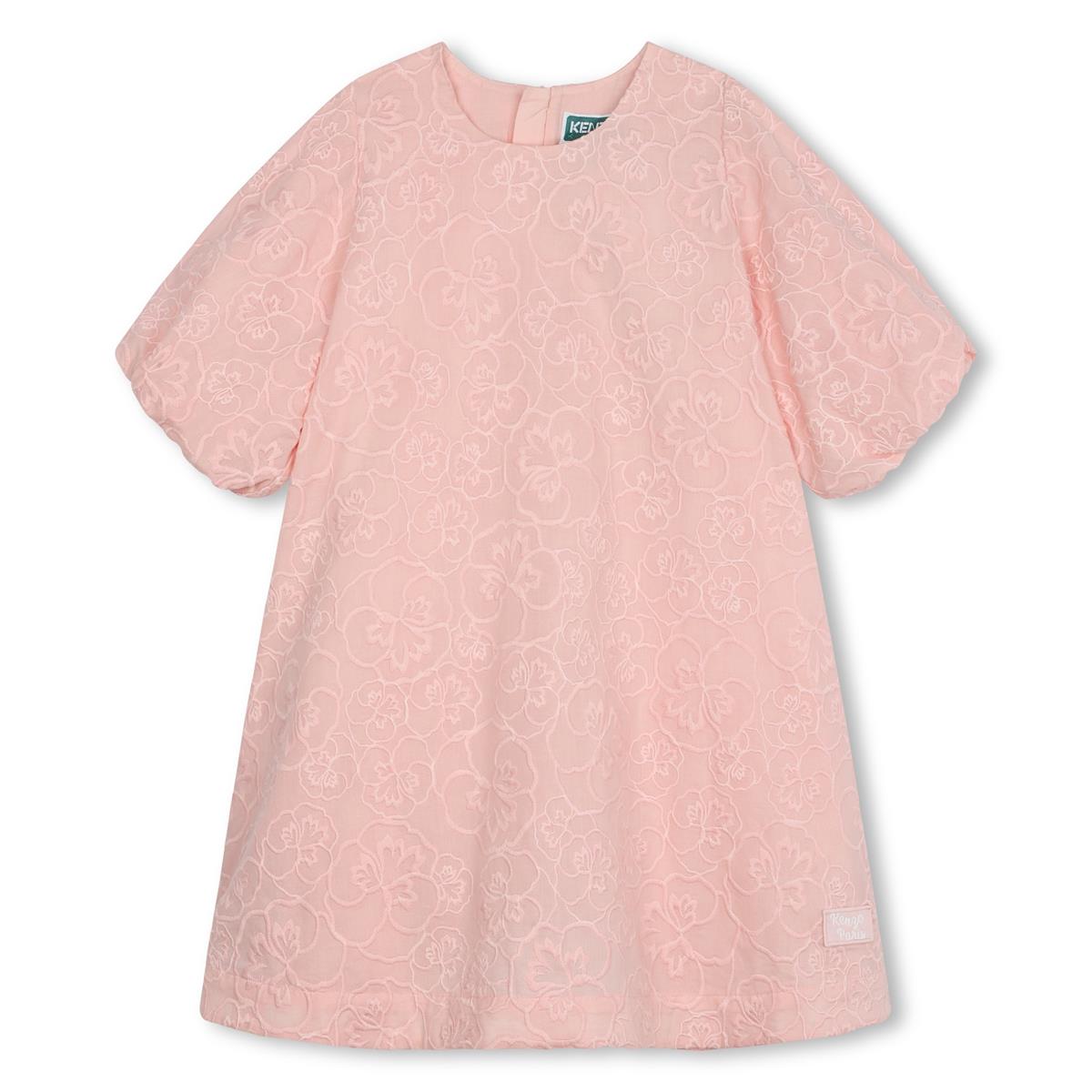 Girls Pink Cotton Dress