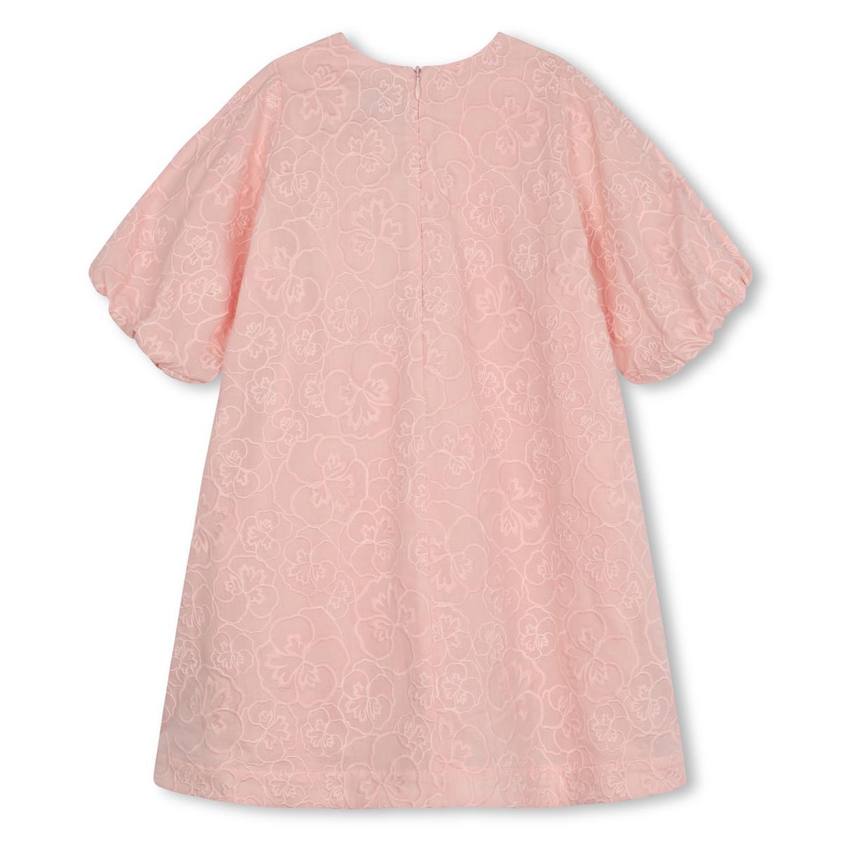Girls Pink Cotton Dress