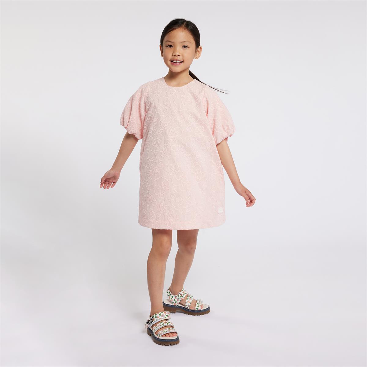 Girls Pink Cotton Dress