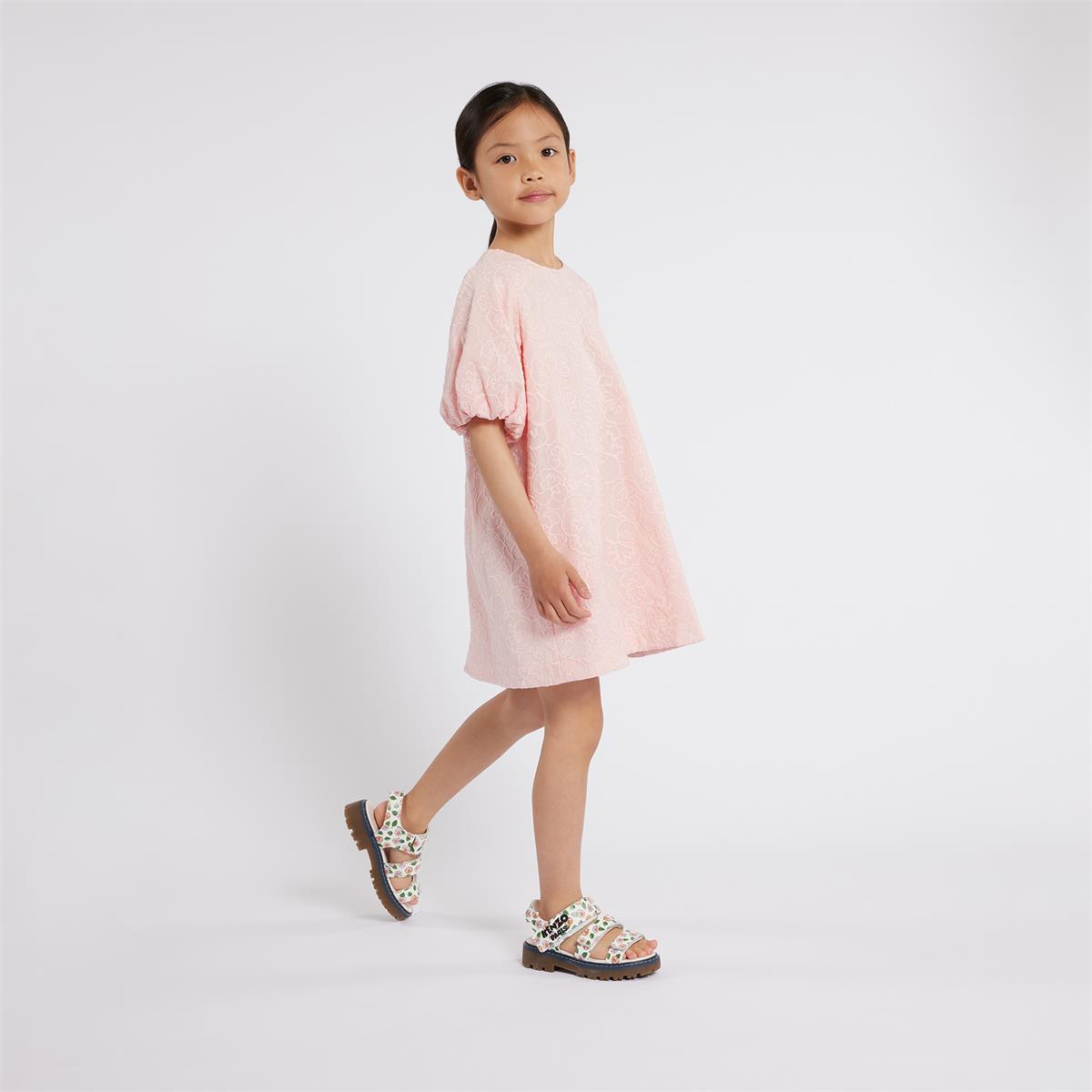 Girls Pink Cotton Dress