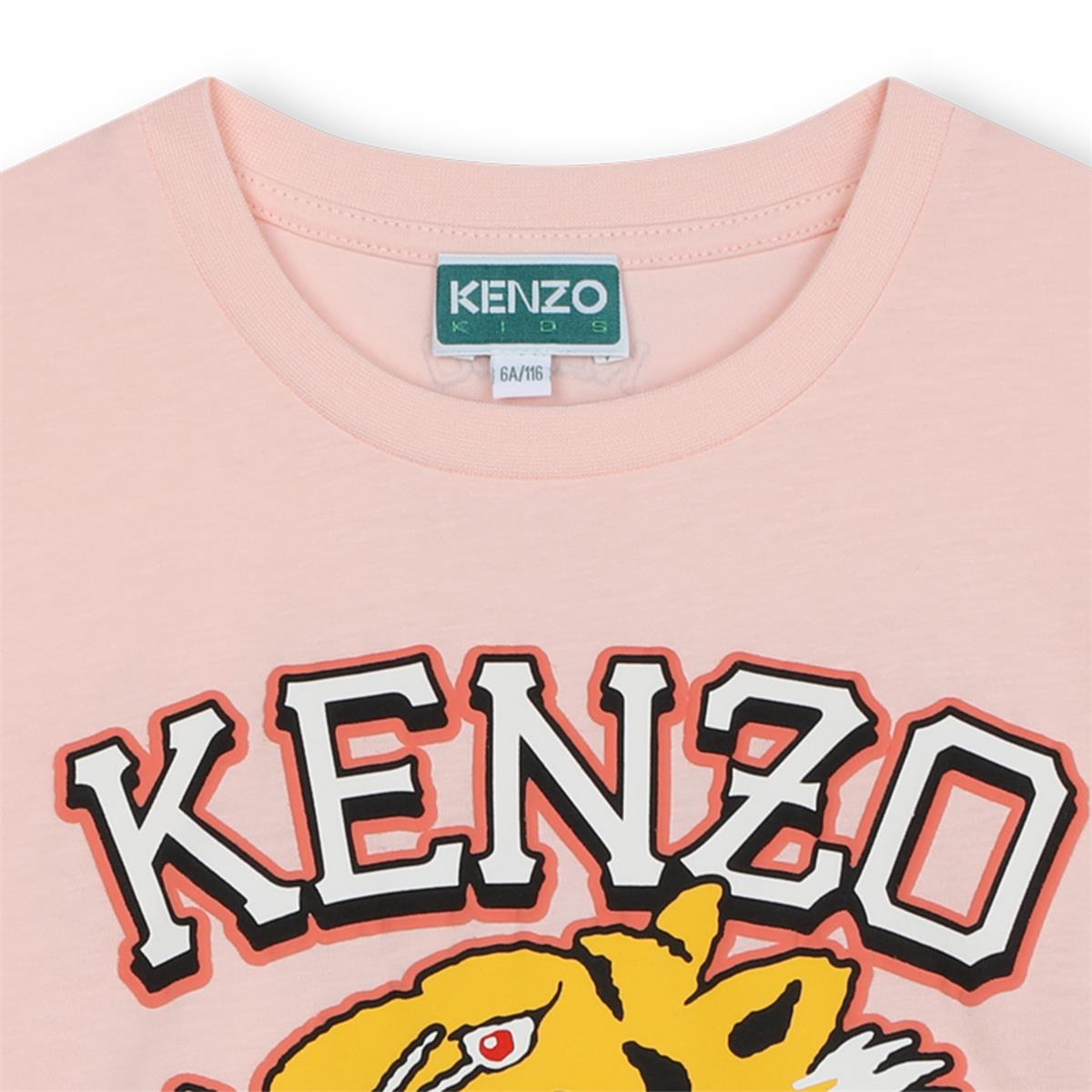 Girls Pink Cotton T-Shirt