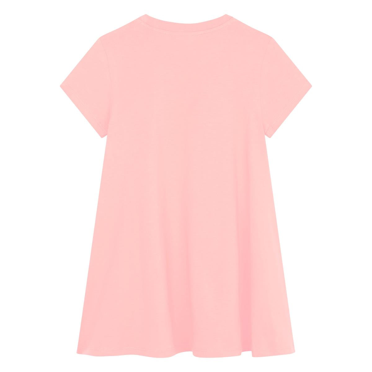Girls Pink Cotton Dress