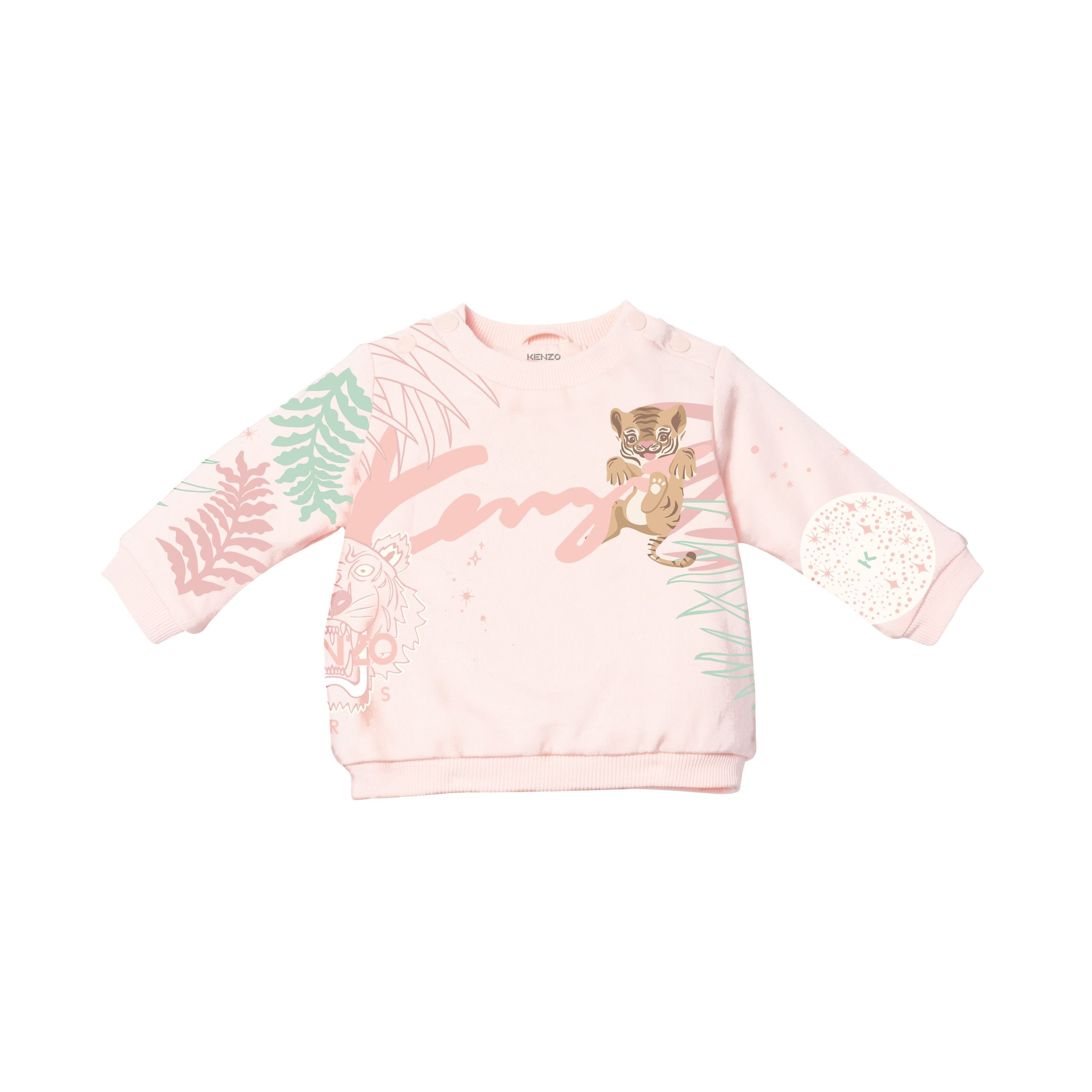 Baby Girls Pink Printing Cotton Set