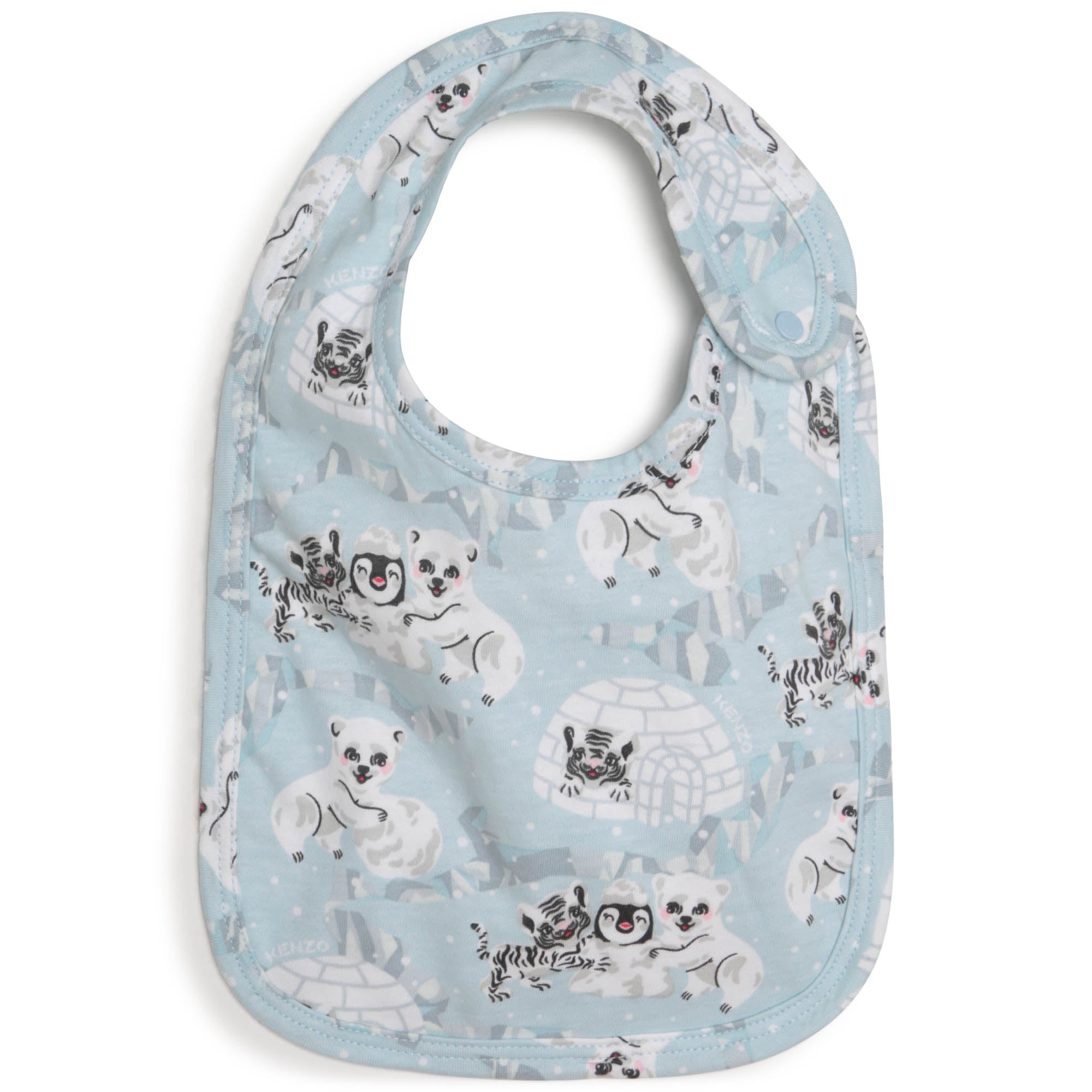 Baby Boys Blue Cotton Babysuit Set