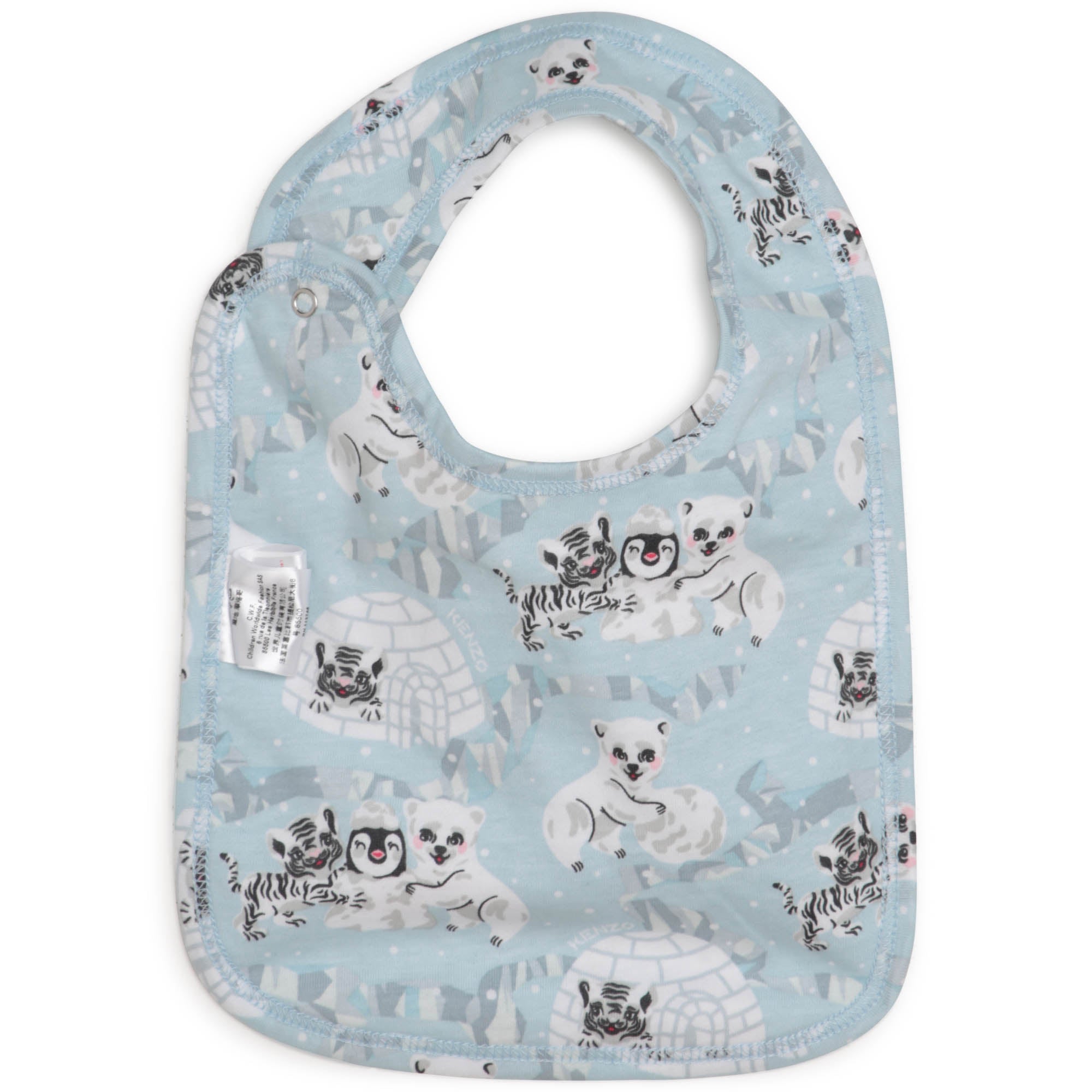 Baby Boys Blue Cotton Babysuit Set