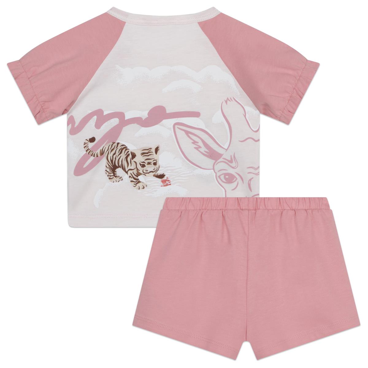 Baby Girls Pink Logo Set