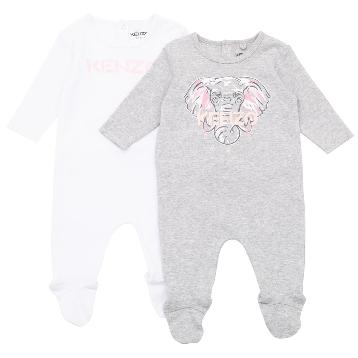 Baby Girls White Babysuit Set