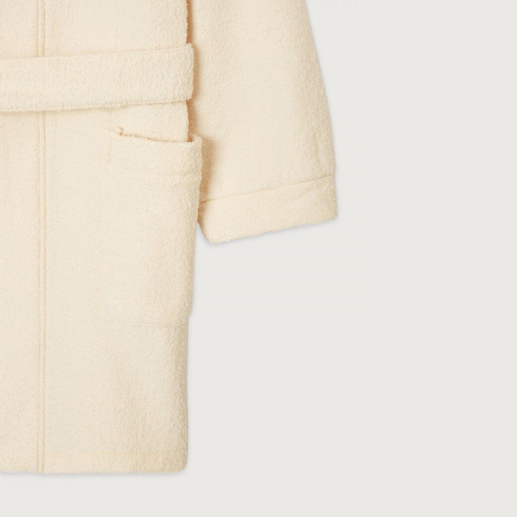 Boys & Girls White Hooded Bathrobe