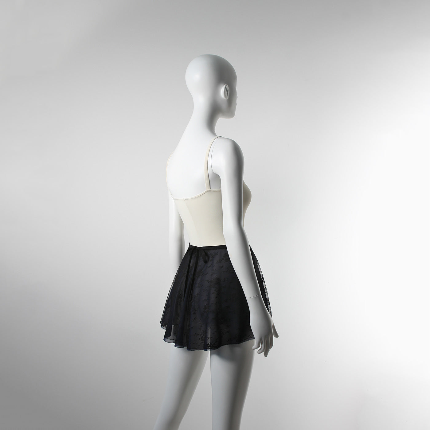 Girls Navy Reversible Ballet Skirt