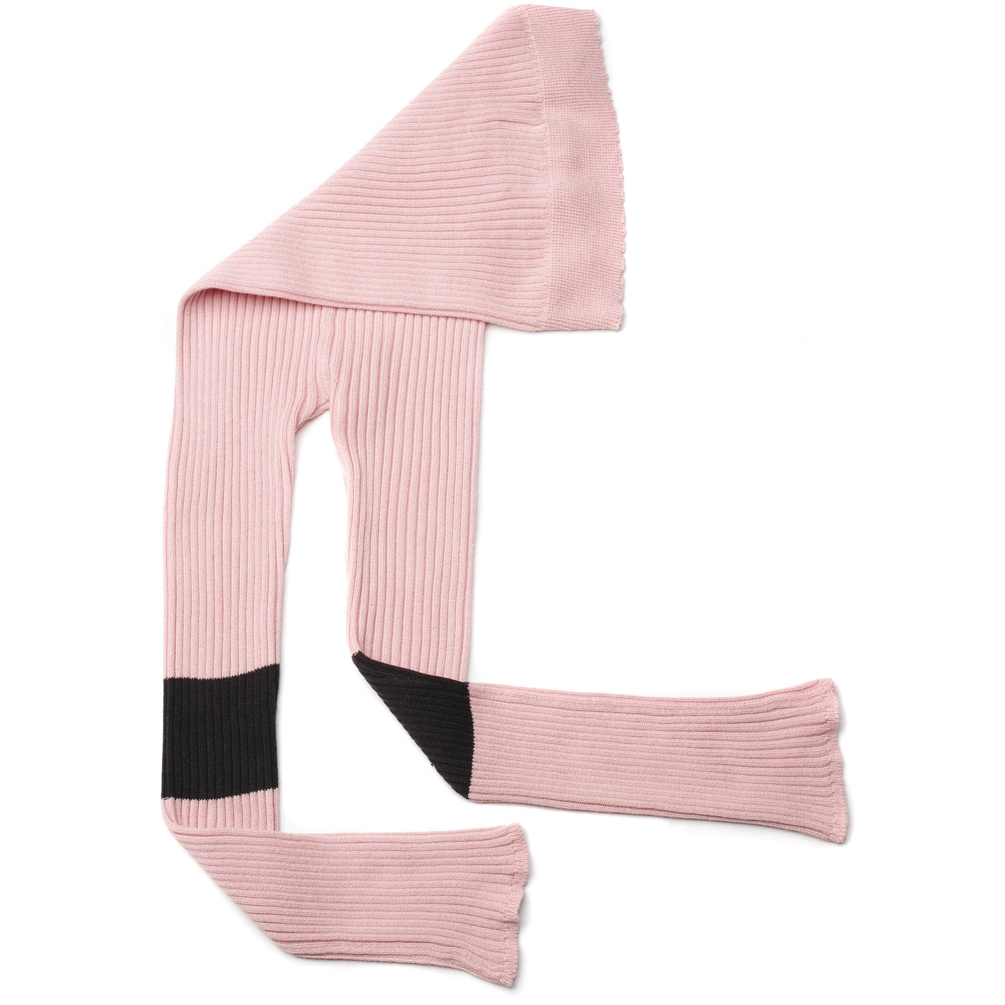 Girls Pale Pink Cotton Leggings