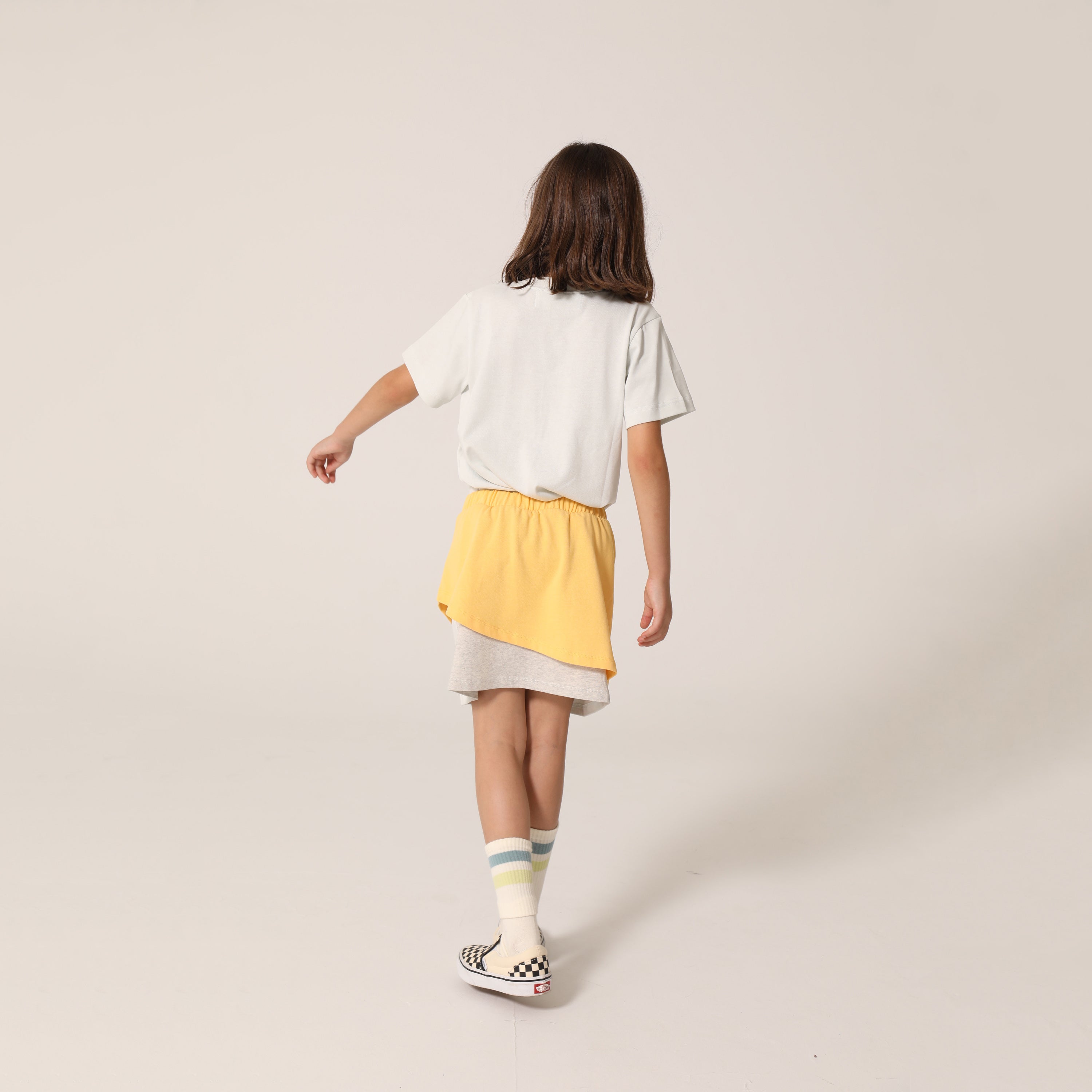 Boys & Girls Pale Blue Printed Cotton T-Shirt