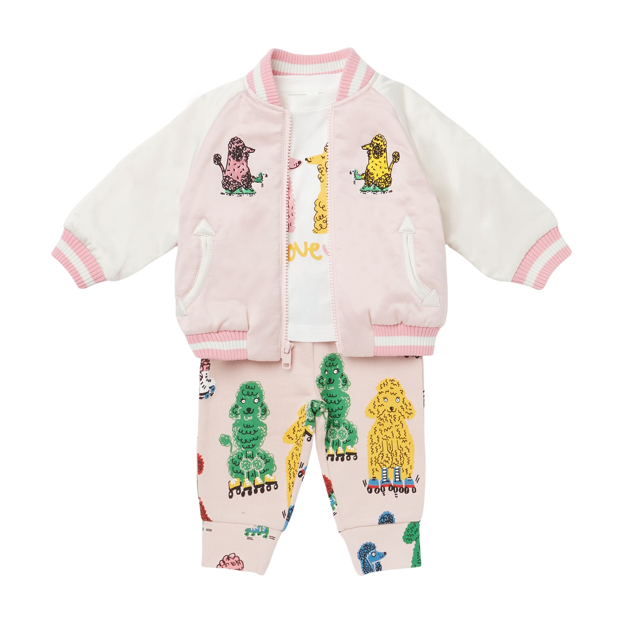 Baby Girls Poodle Padded Jacket