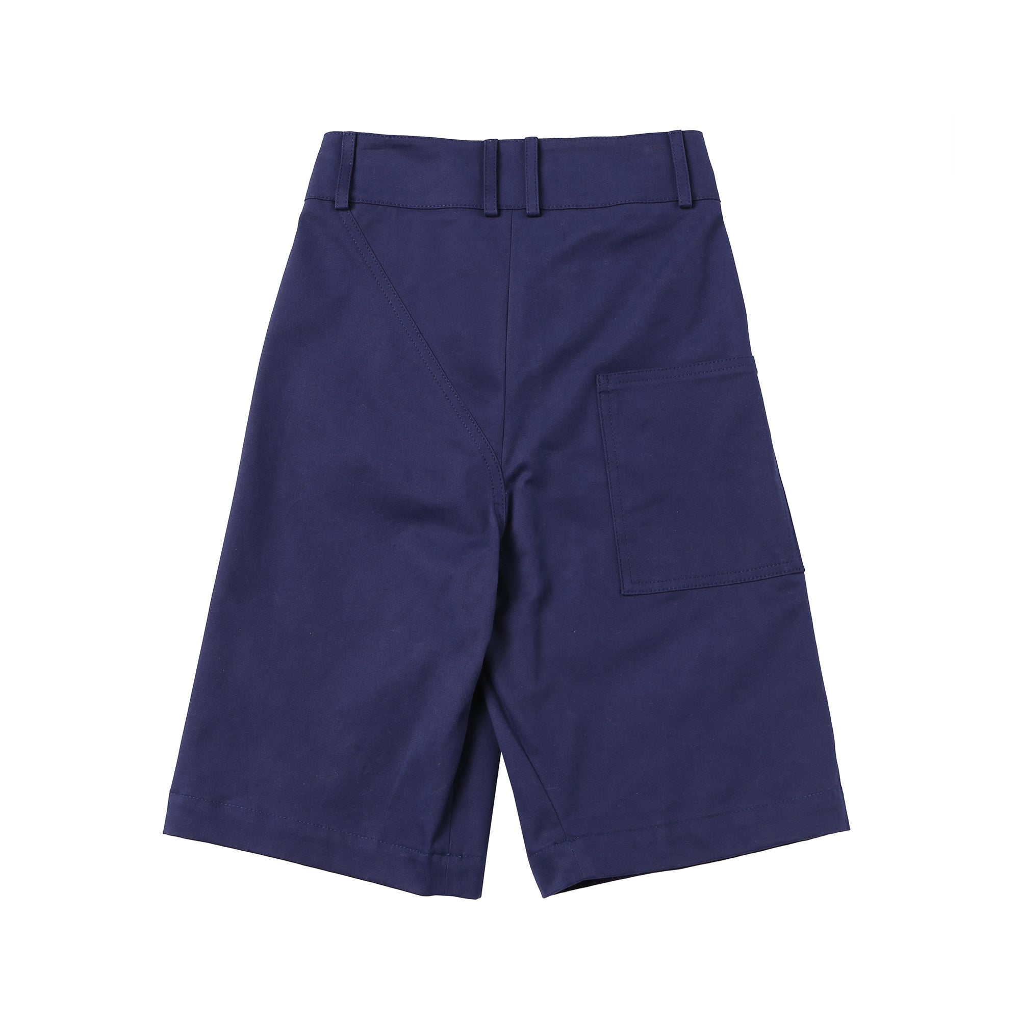 Girls Costal Blue Cotton Shorts