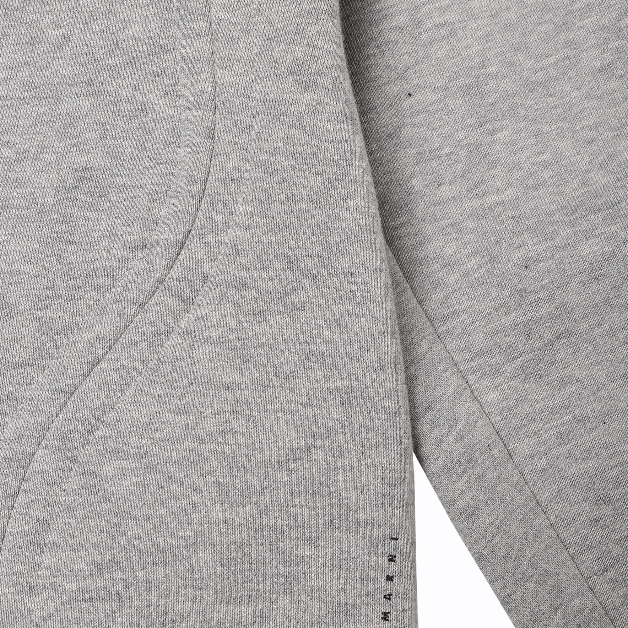 Girls Chine Grey Cotton Sweatshirt