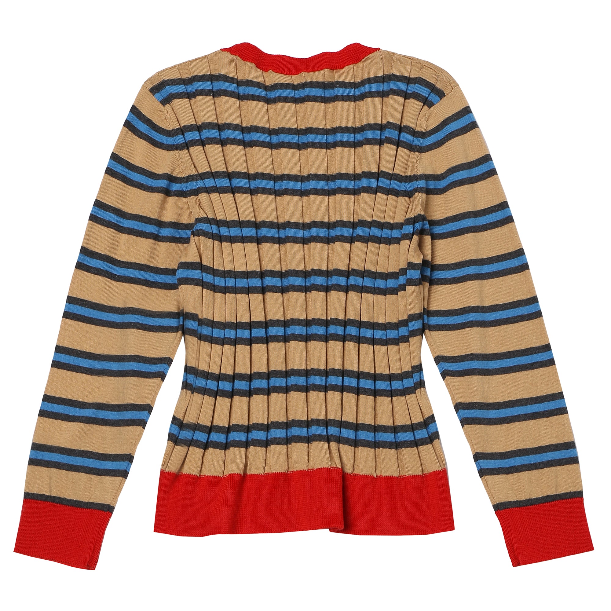 Girls Light Tomato Cotton Sweater