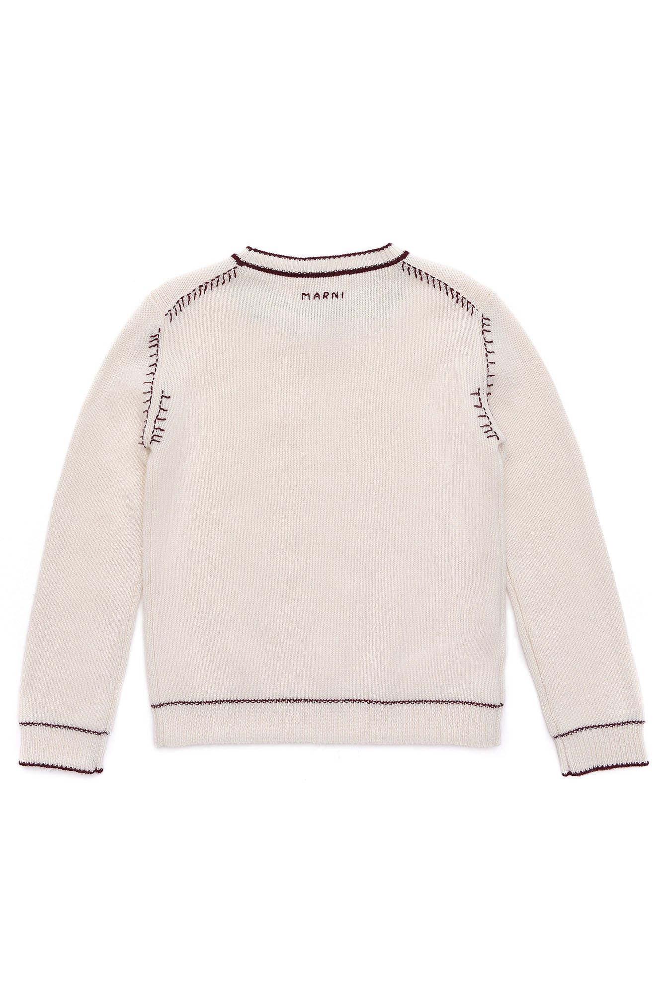 Girls Beige Wool Sweater