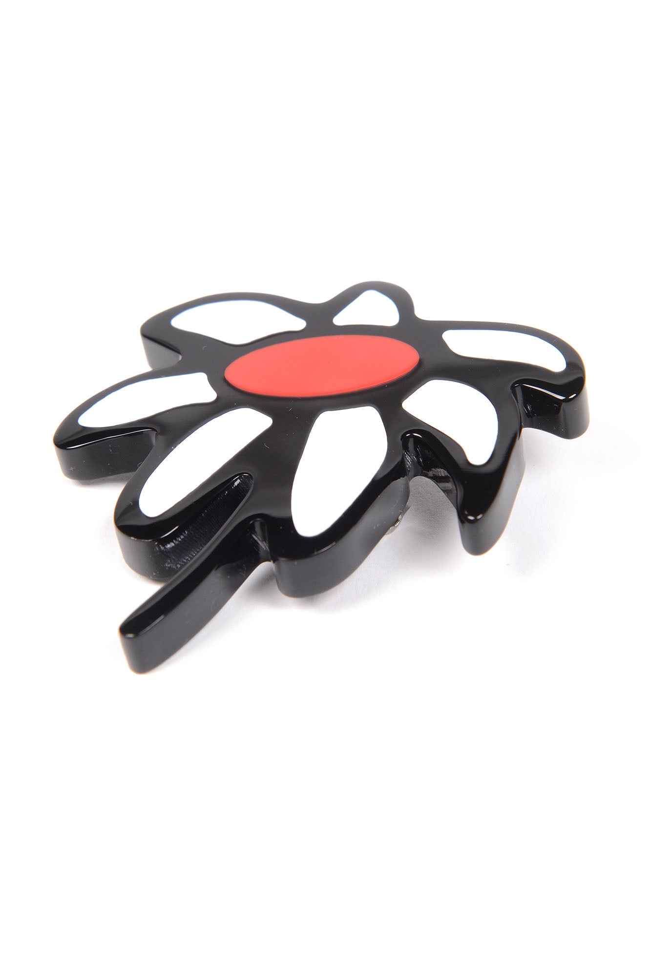 Girls White Brooch With Resin
