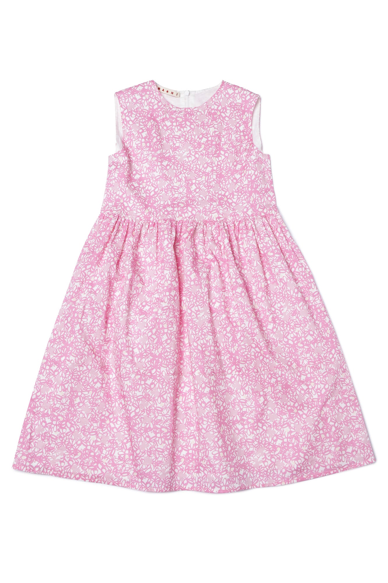 Girls Pink Cotton Dress