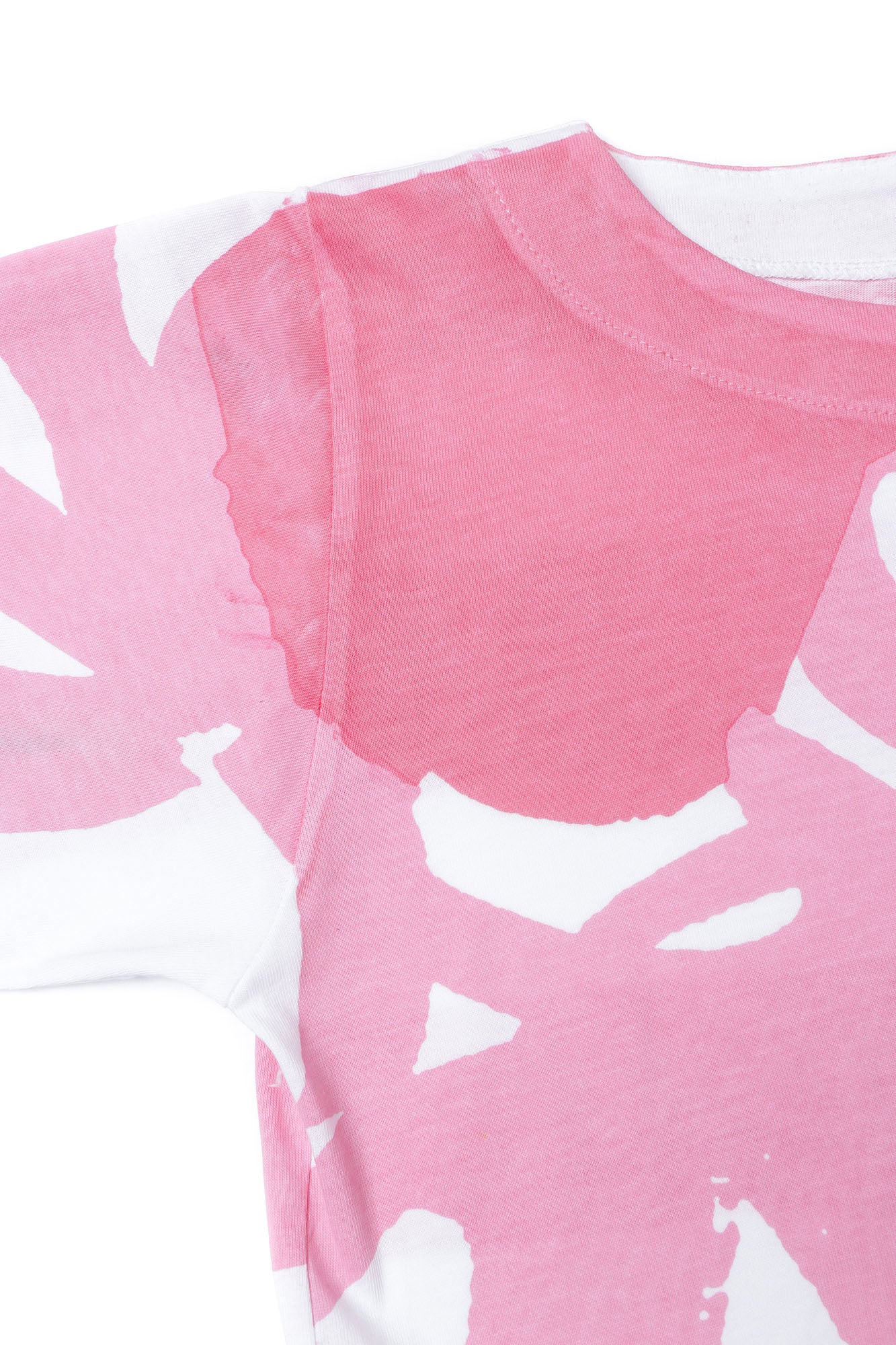 Girls Pink Cotton T-shirt