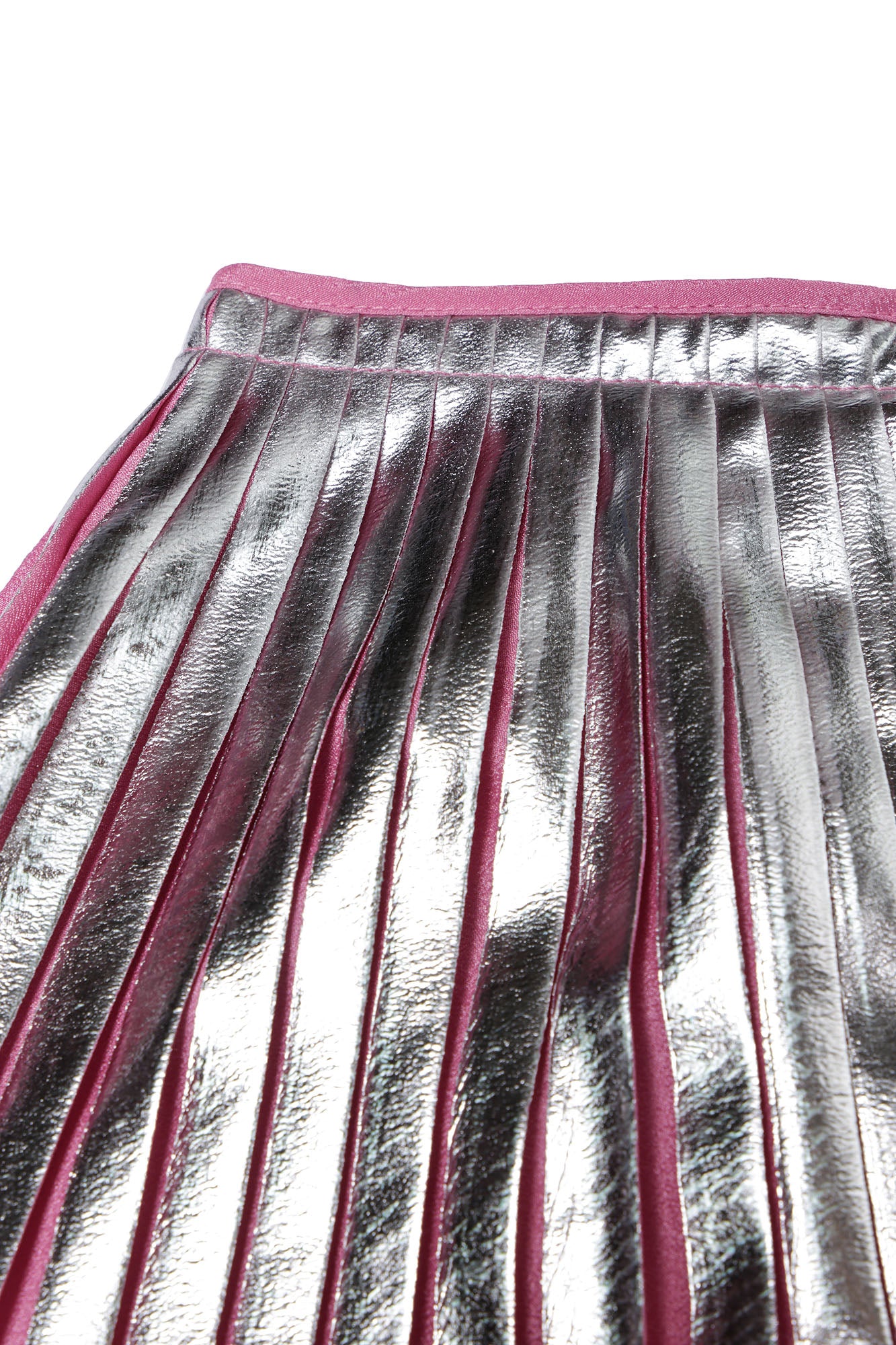 Girls Pink Pleated Skirt