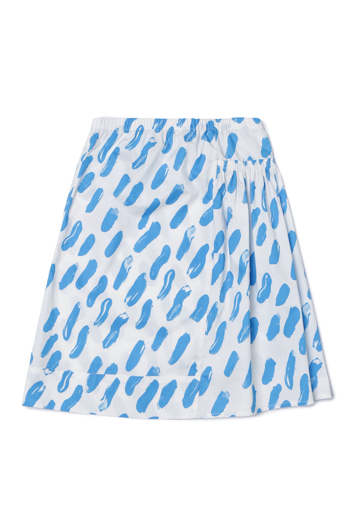 Girls Blue Cotton Skirt