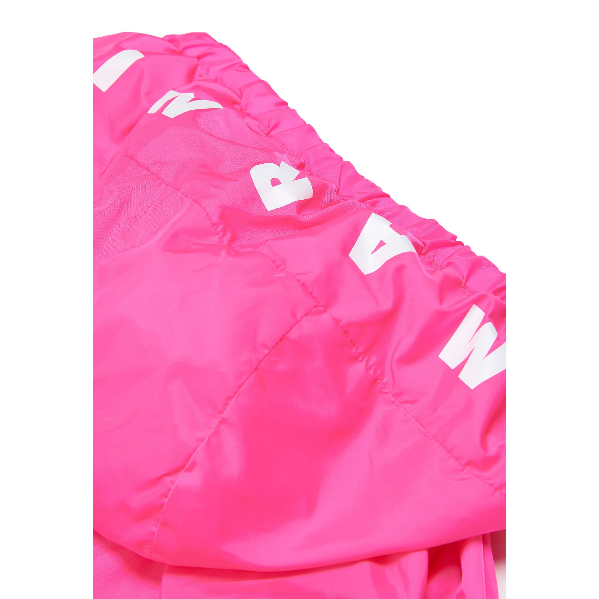 Girls Fluo Pink Zip-Up Jacket