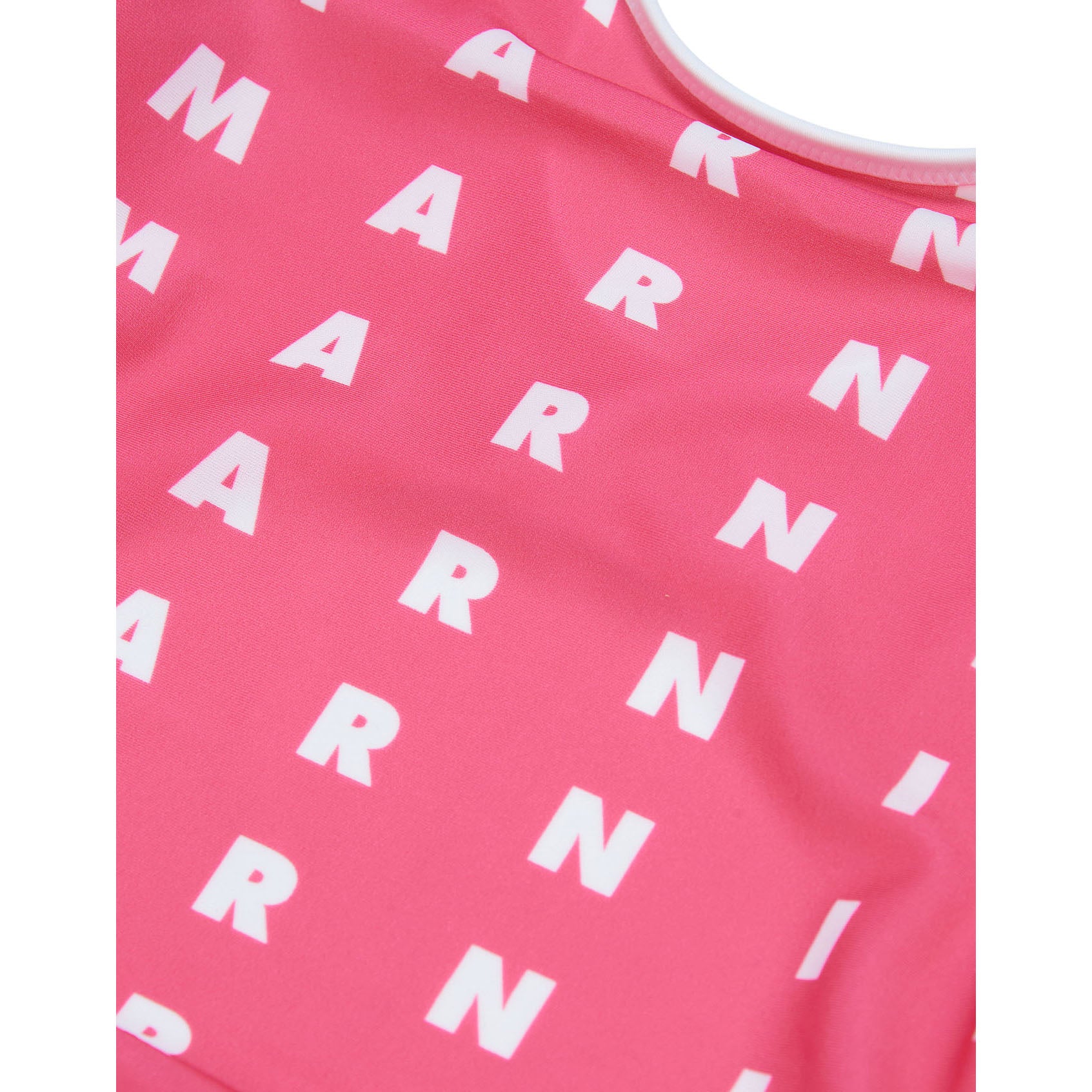 Girls Pink Logo Swimsuit