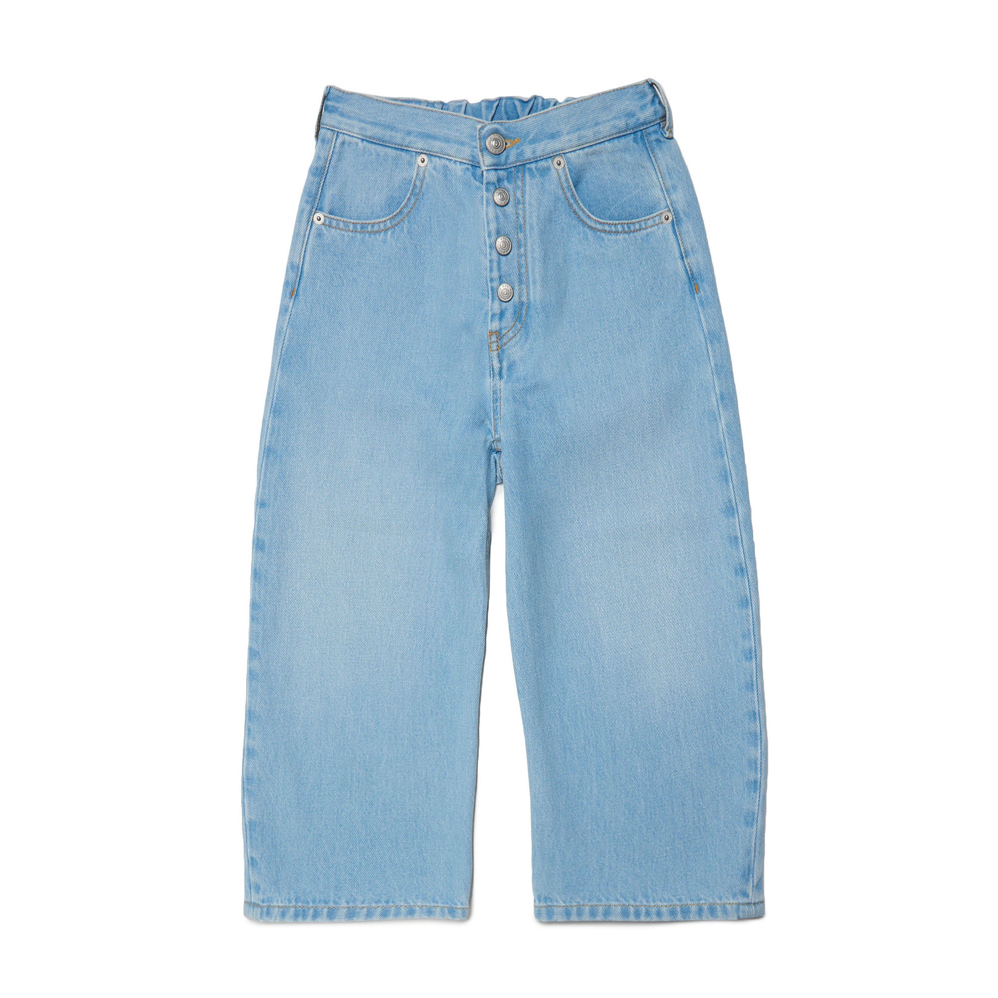 Girls Light Blue Denim Trousers