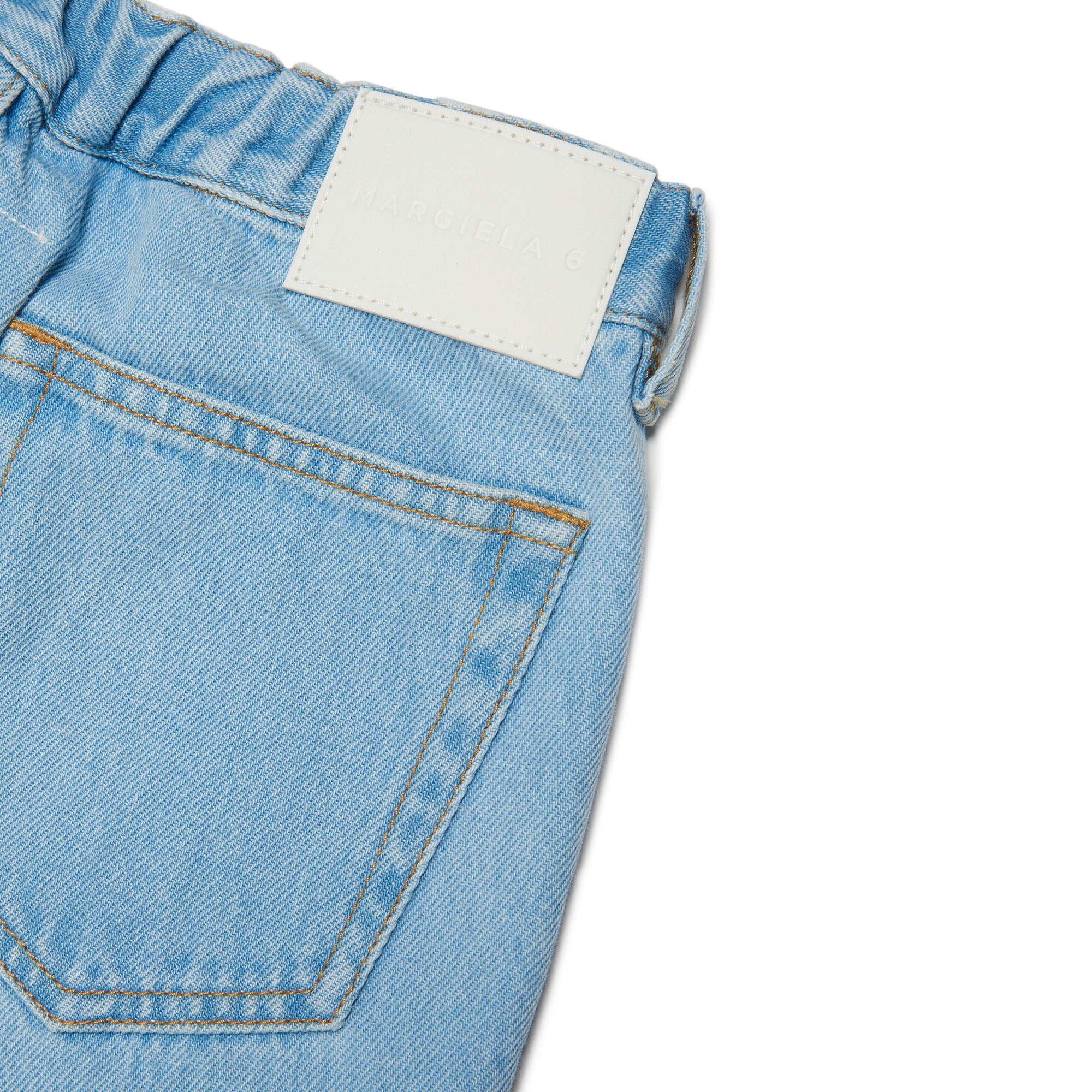 Girls Light Blue Denim Trousers