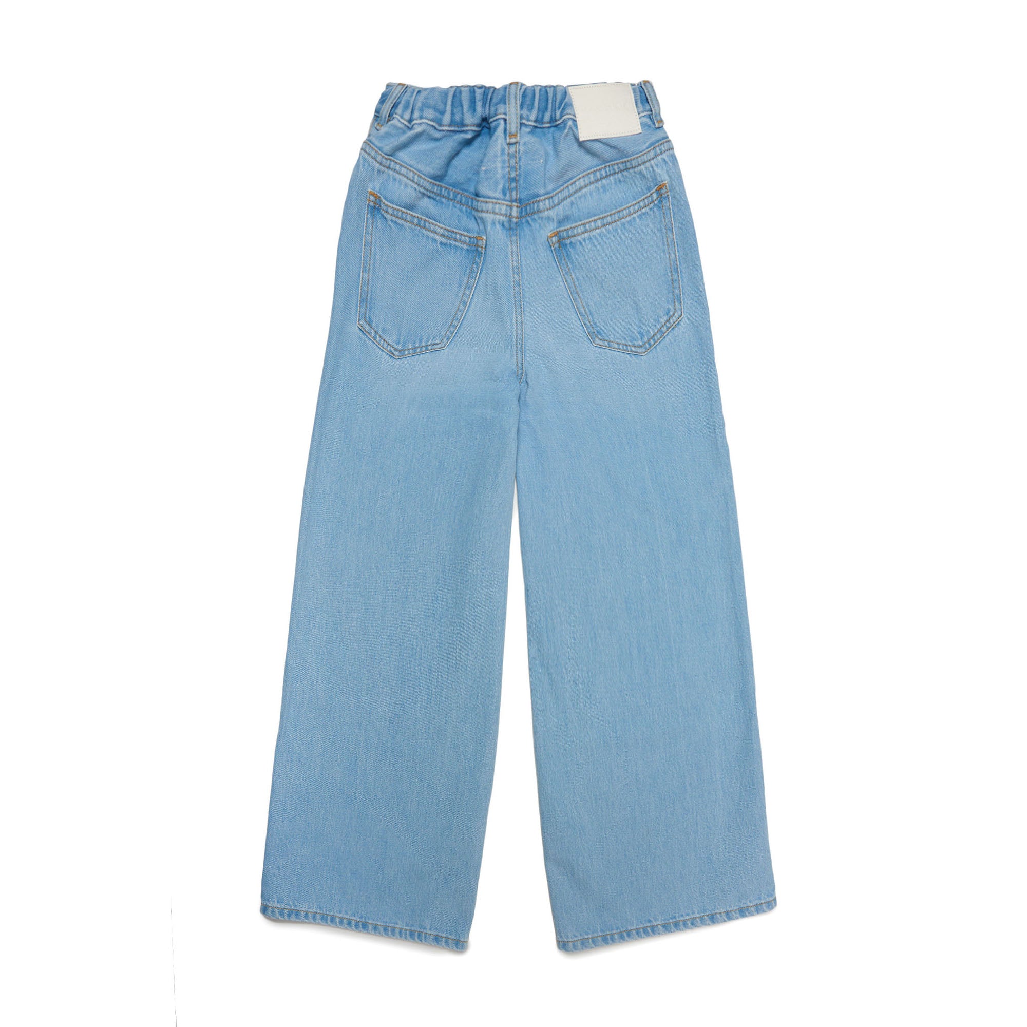 Girls Light Blue Denim Trousers