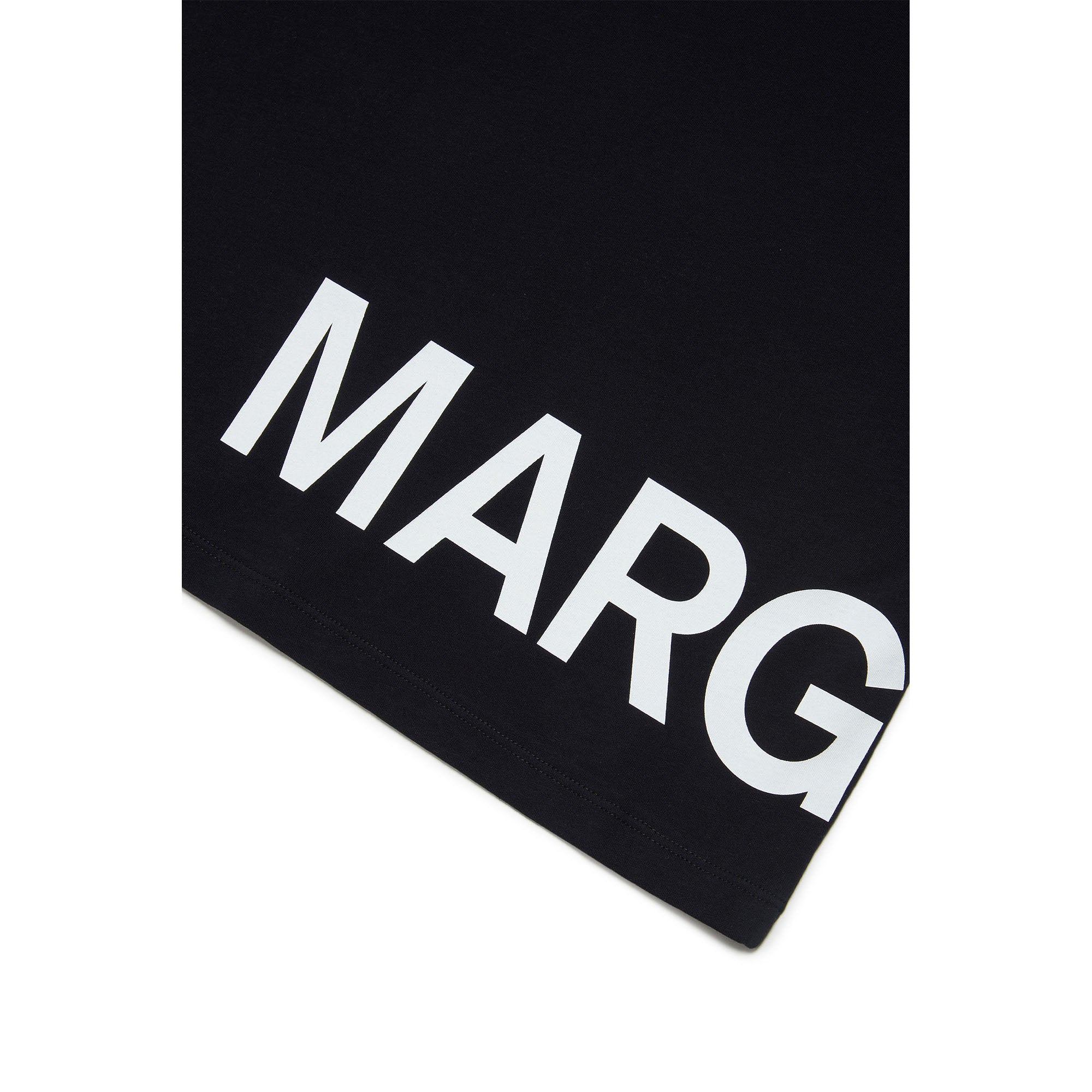 Girls Black Logo Cotton T-Shirt