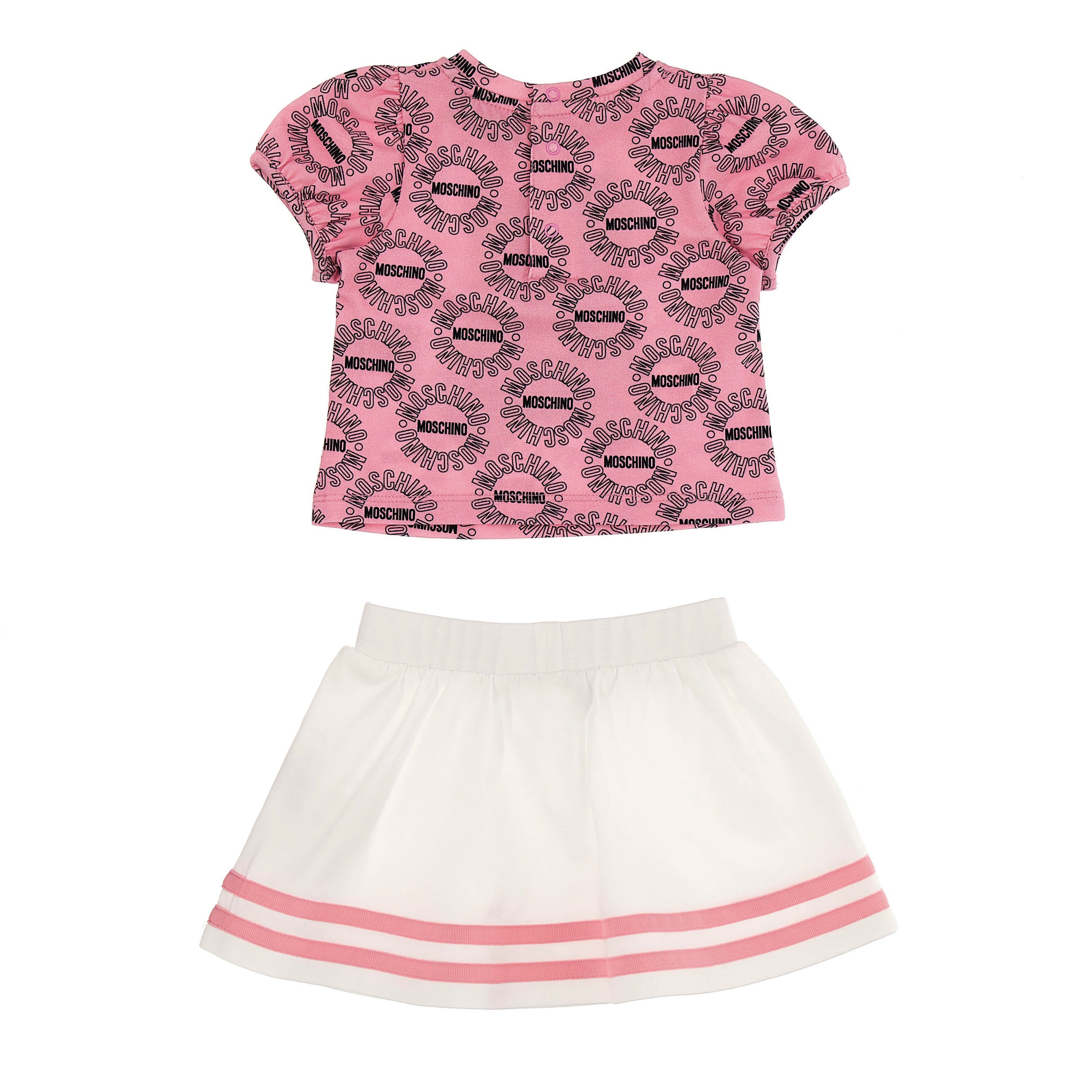 Baby Girls Pink Teddy Cotton Sets