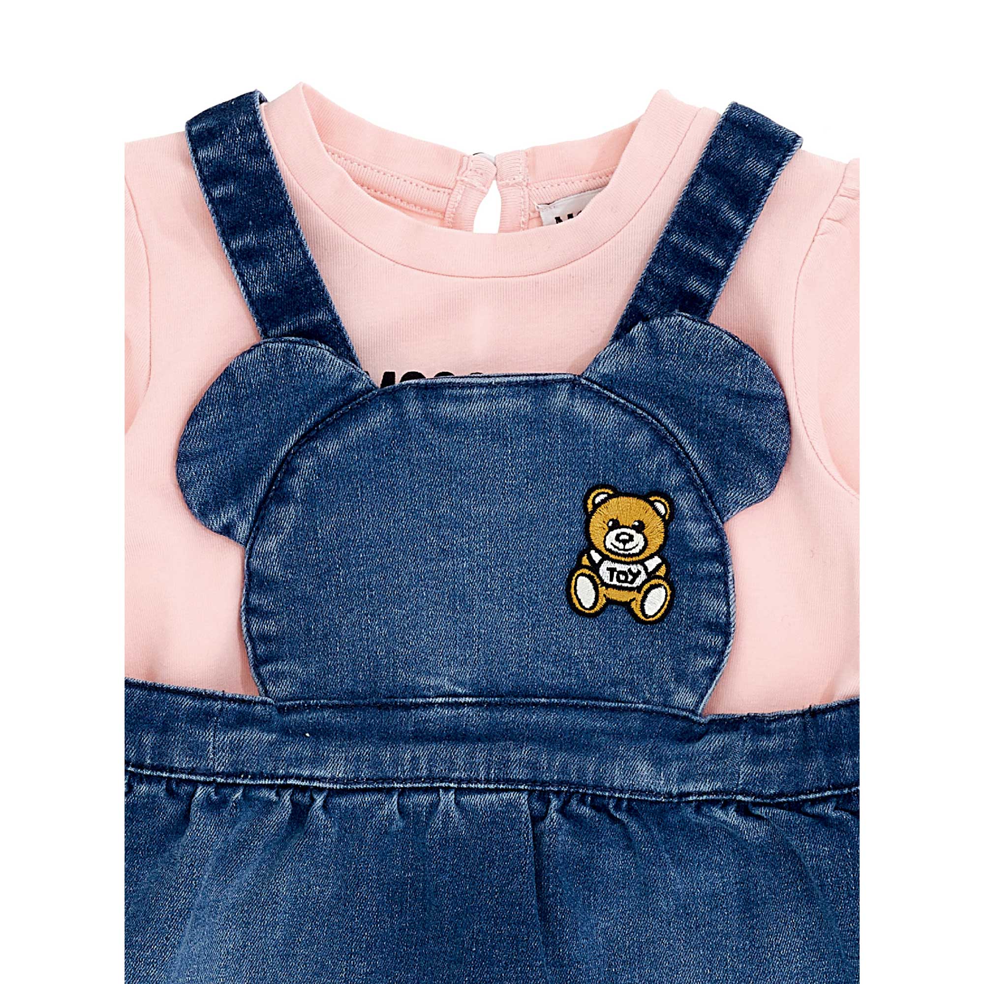 Baby Girls Pink T-Shirt & Skirt Set