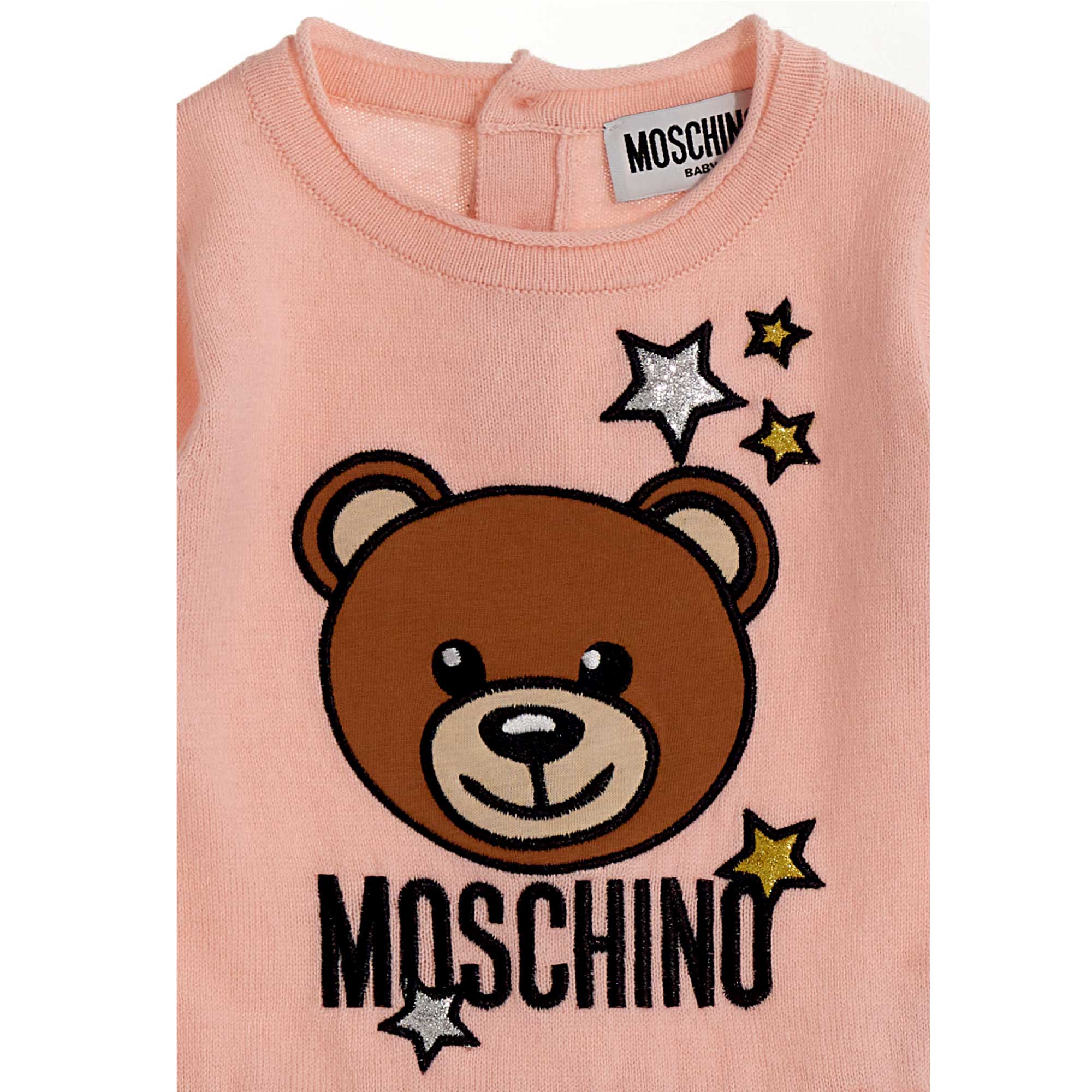 Baby Girls Pink Logo Dress