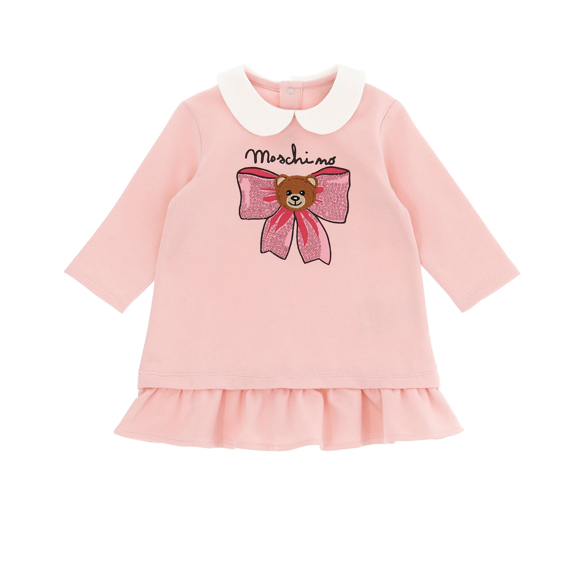 Baby Girls Pink Teddy Bear Dress