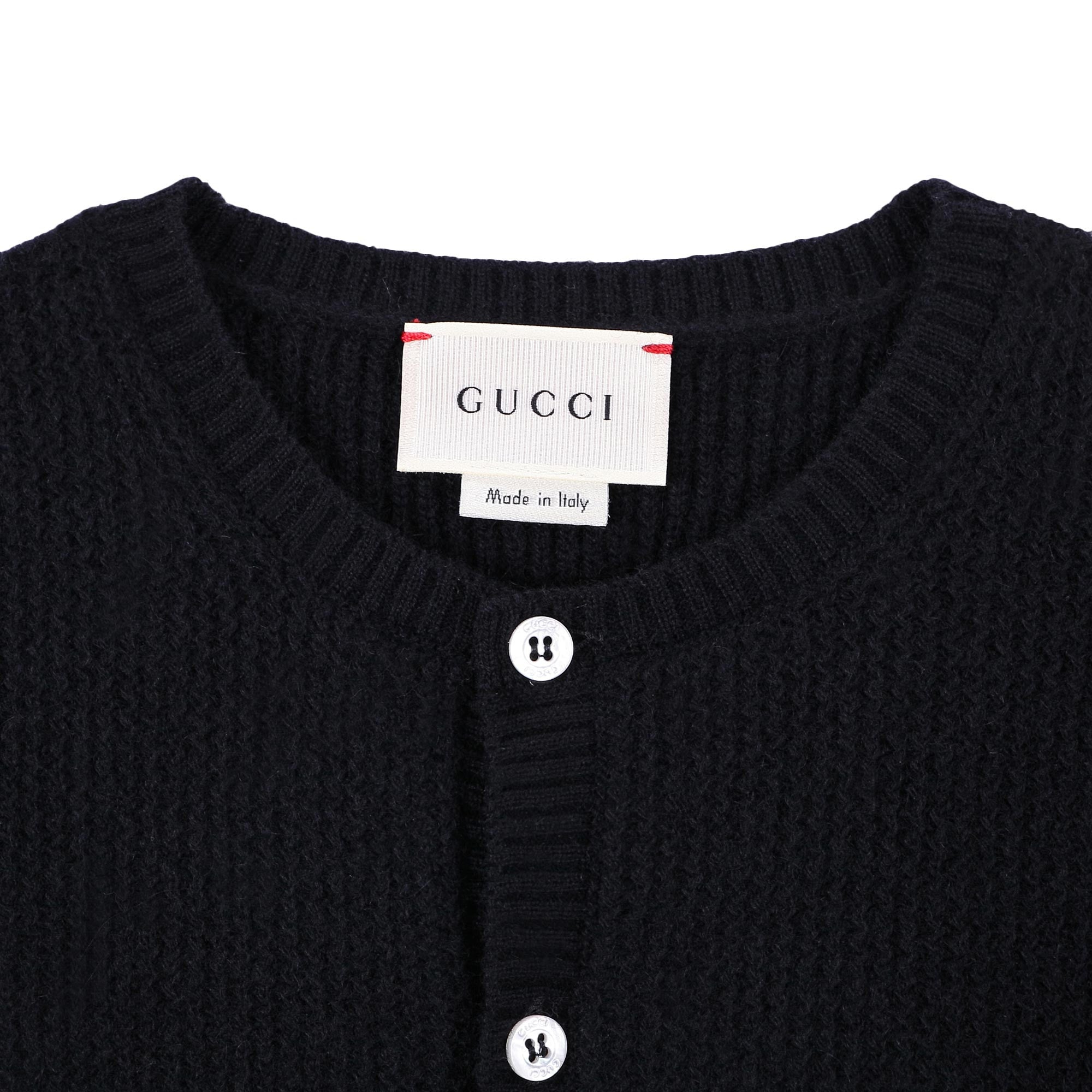 Baby Girls Navy Blue Cashmere Cardigan - CÉMAROSE | Children's Fashion Store - 3