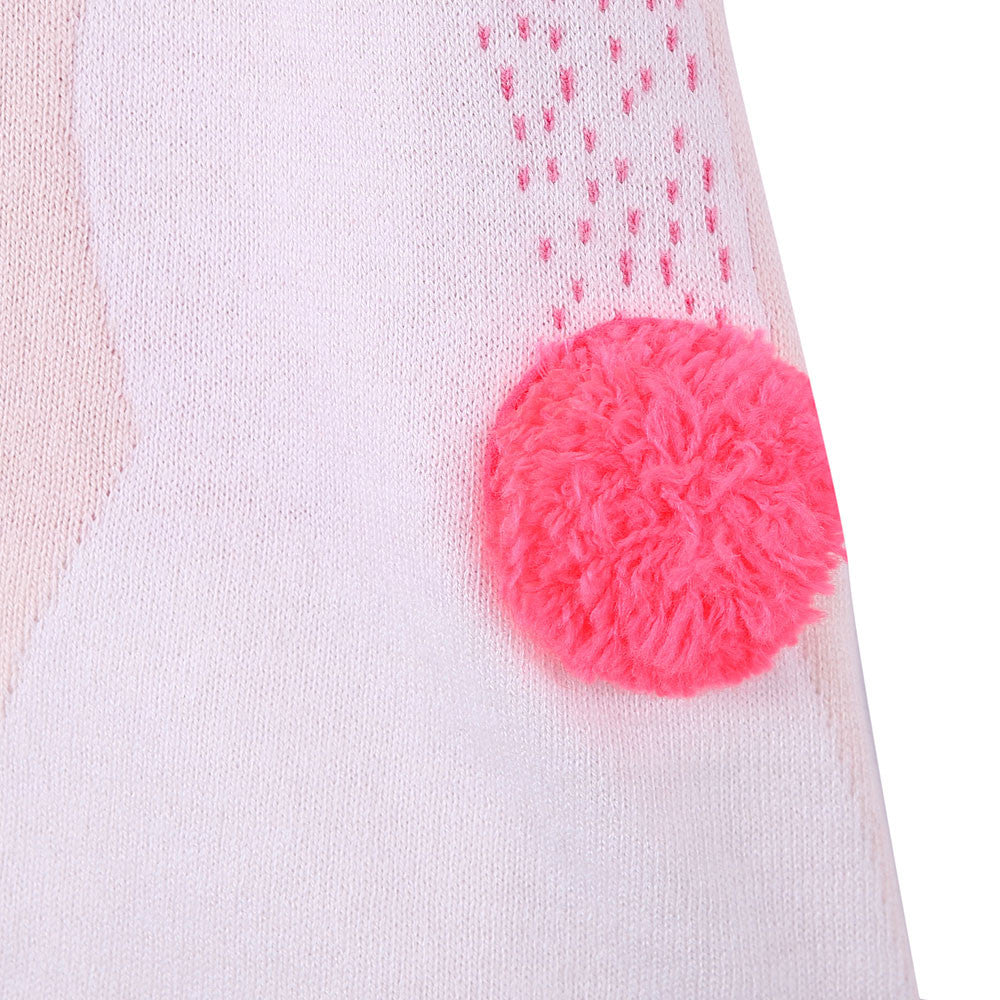 Baby Girls Pale Pink Knitted Dress - CÉMAROSE | Children's Fashion Store - 4