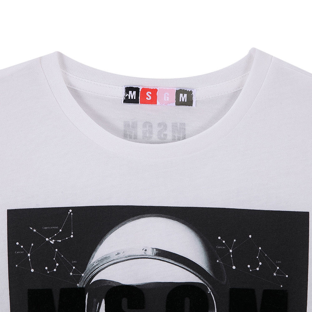 Boys White Fancy Cartoon Printed Trims Jersey T-Shirt - CÉMAROSE | Children's Fashion Store - 3