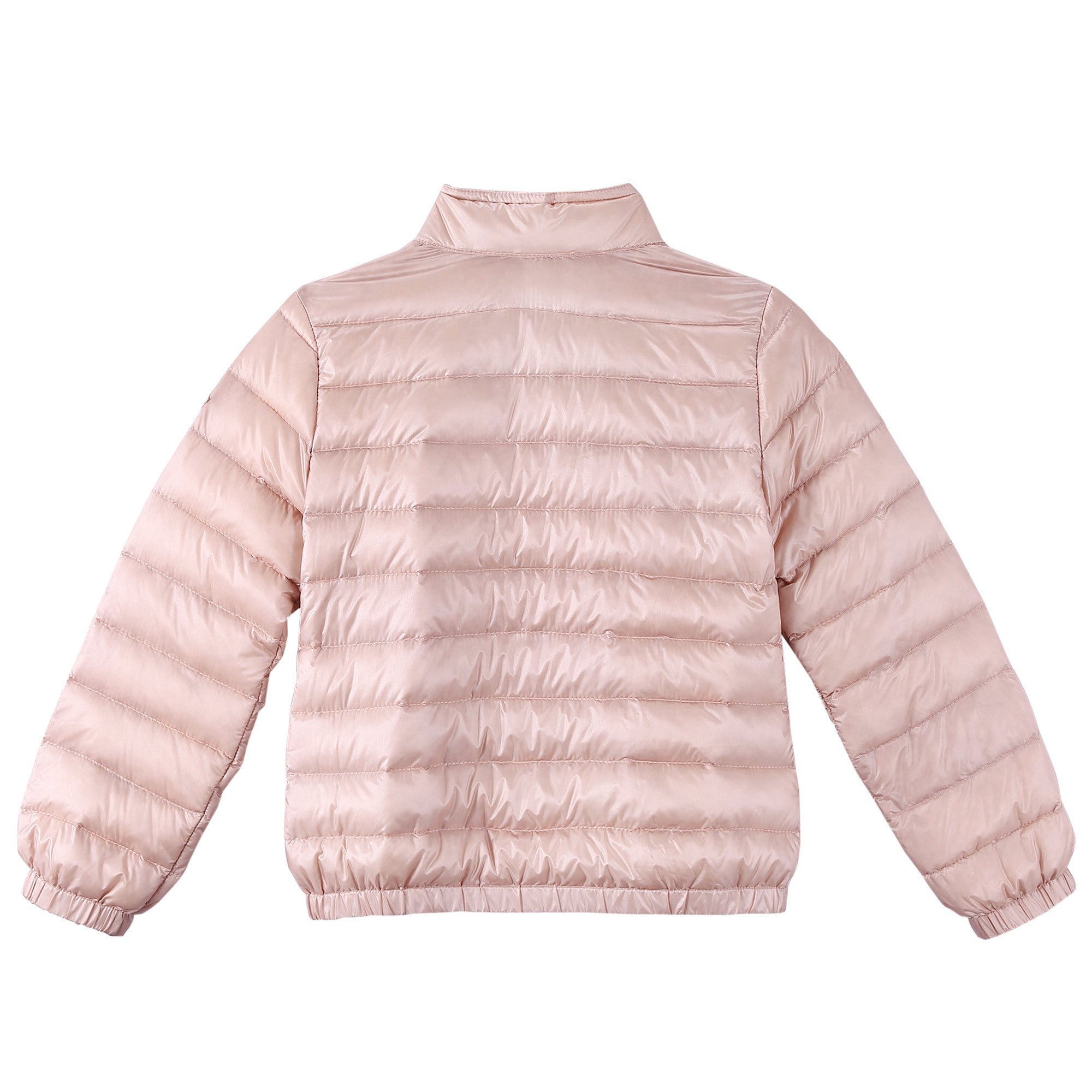 Girls Bright Pink Down Padded 'Lans' Jacket With Patch Pocket - CÉMAROSE | Children's Fashion Store - 2