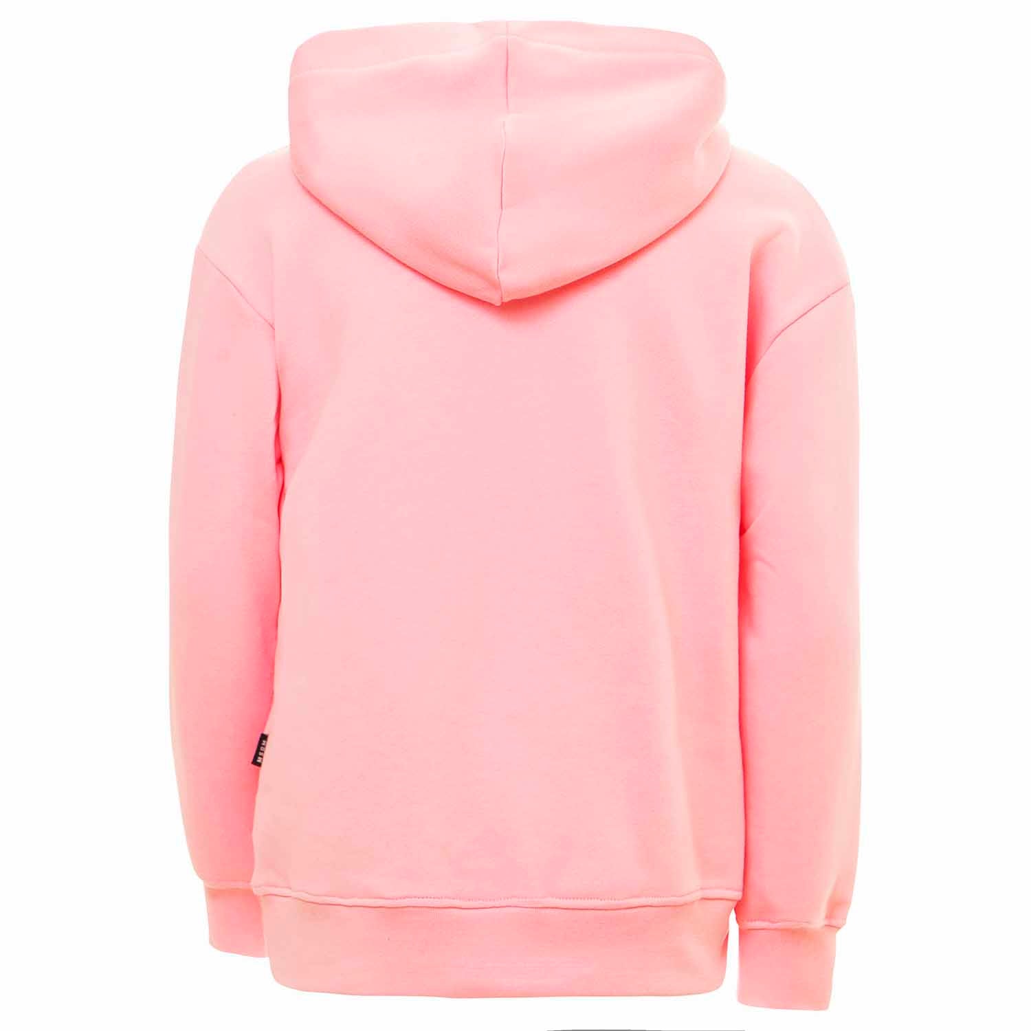 Girls Pink Logo Hooded Sweatshirt
