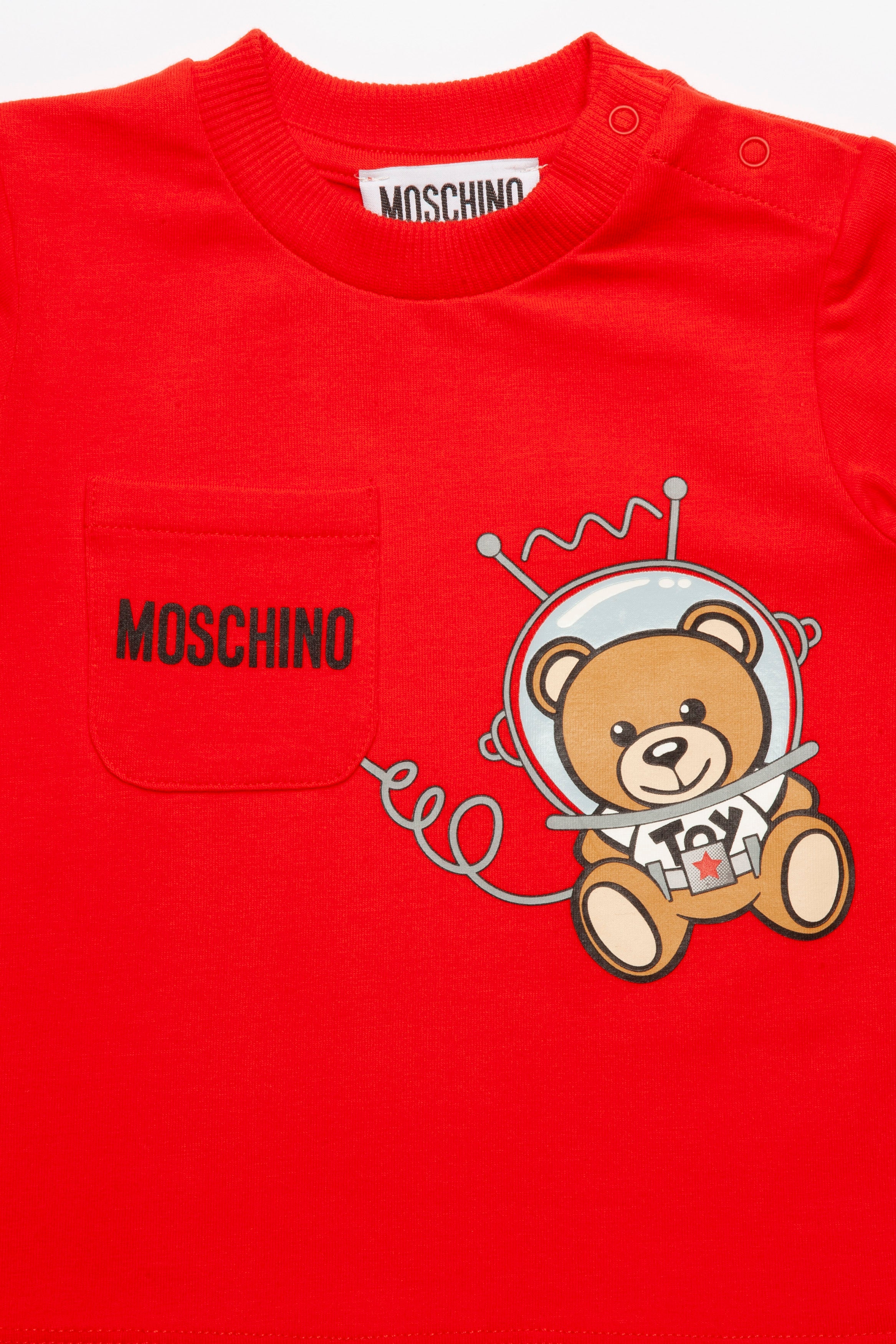 Baby Girls Red Printing Cotton Top